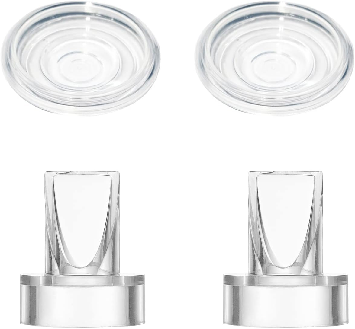Duckbill Valves & Silicone Diaphragm Compatible with Momcozy/Tsrete/Padram/Loveoflive/Omfmf Wearable Breastpump, Wearable Breast Pump Accessories, Use with Wearable S9|S10|S12 Parts Replace image number 1
