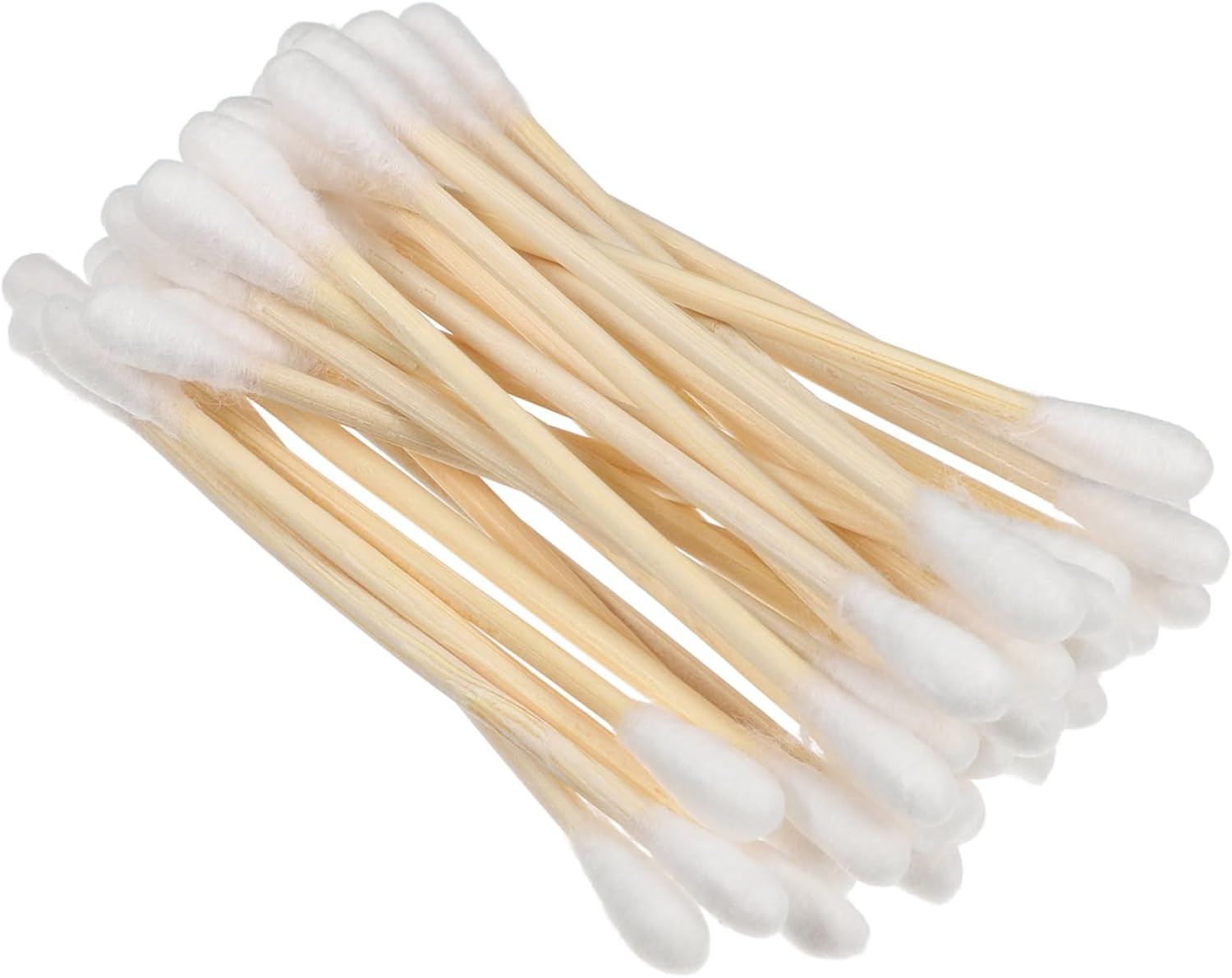 100Pcs High Precision Cotton Bud Swabs Makeup Removal Applicator Sticks Portable Lightweight for Travel