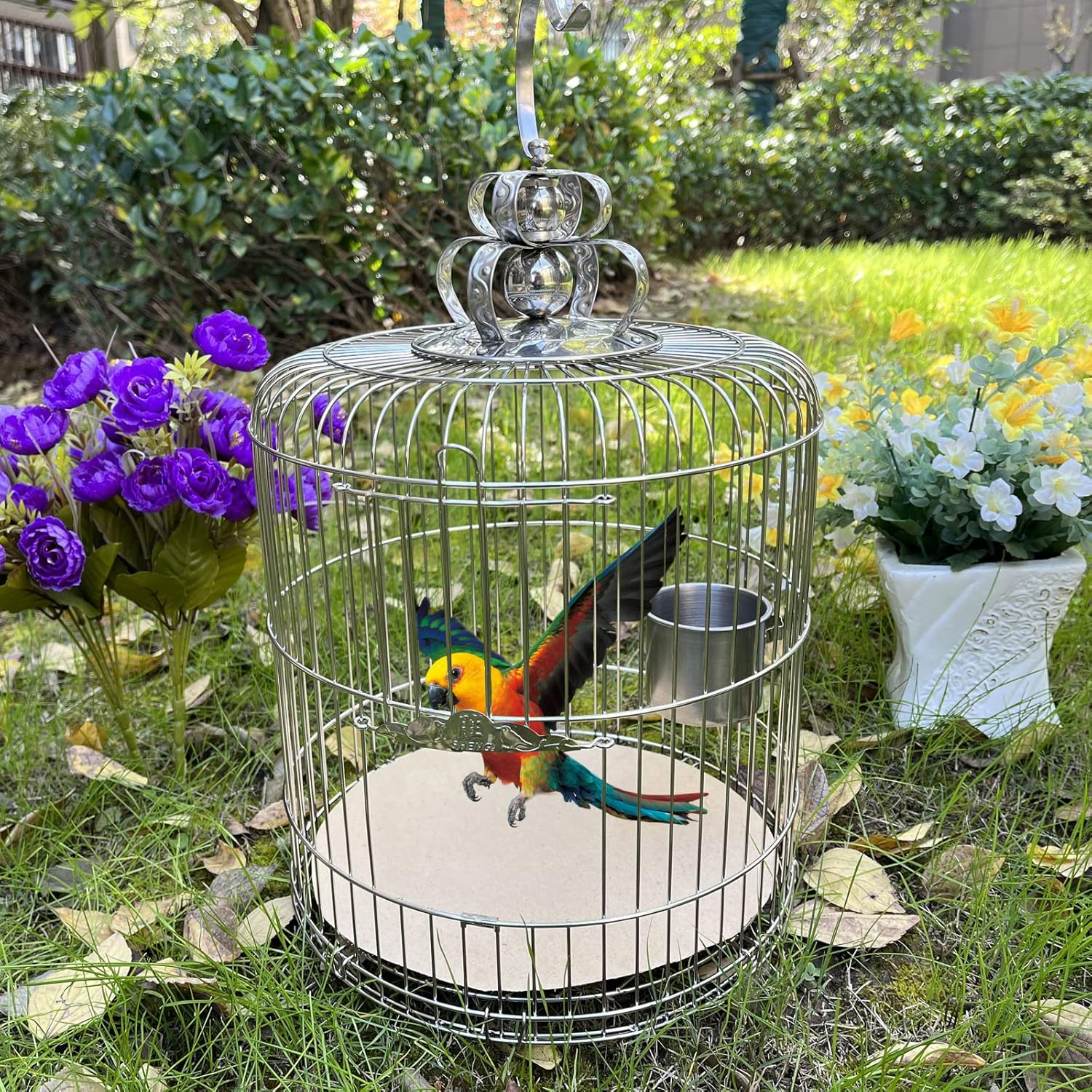 Gravel Paper for Bird Cage,Birdcage Liner Papers Cuttable Gravel Liner Sea Sand Paper Pet Animal Cages Cushion Great for Hard-Billed Birds Parrot | Clean Safe & Aids in Digestion (8 PCS - 17" X 11") image number 6