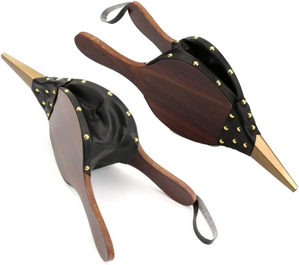 Fireplace Bellows/Fire Bellow - Wood Hand Air Leather Bellow Cooking Fan - Fire Tools for Outdoor Camping/Bbq Grill/Chimney/Fires Pit 15" X 6.7" image number 4