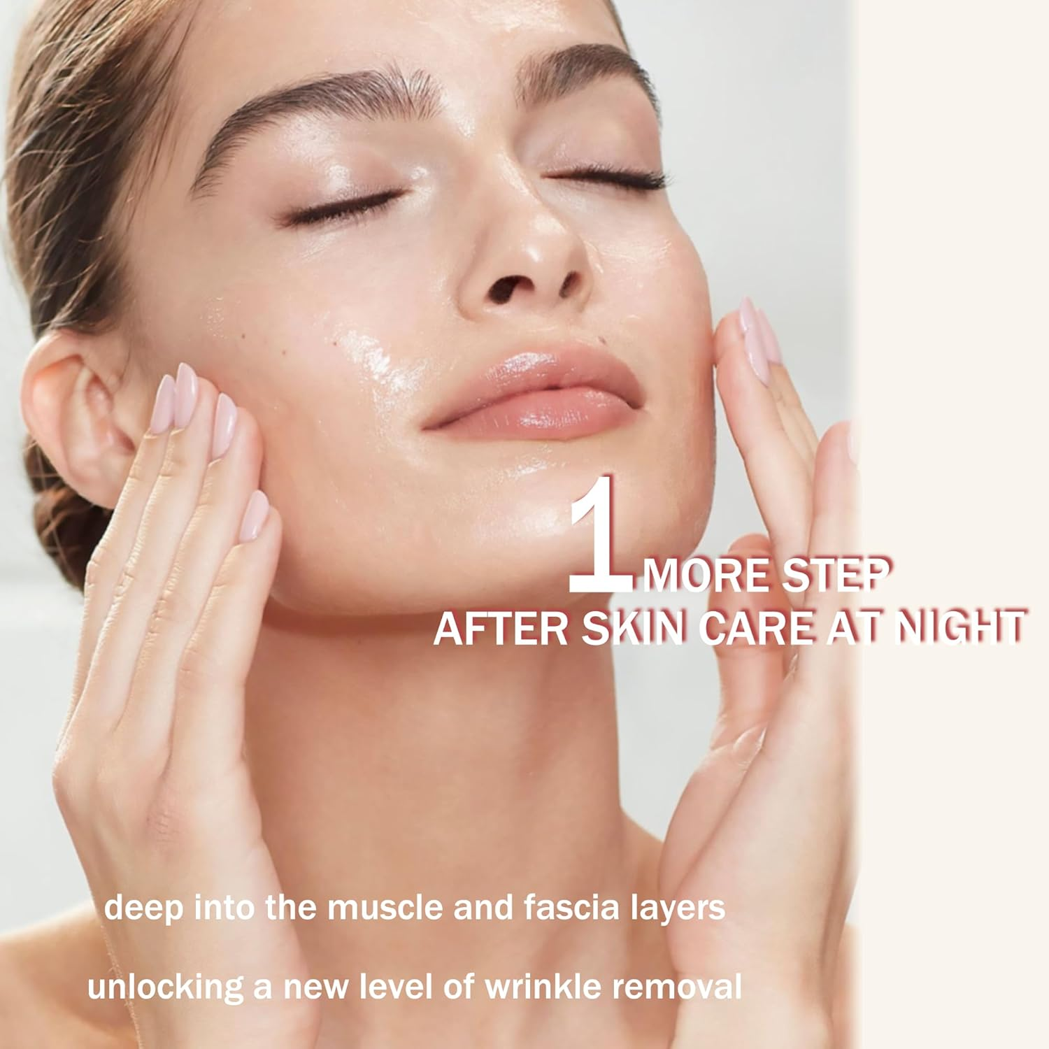 Face Tape, Facial Myofascial Lift Tape, Beauty Kinesiology Tape, Wrinkle Tape for Fine Lines, Crow'S Feet, Non-Invasive Natural Wrinkle Reduction Smoothing Patches 5Cm*5M image number 1