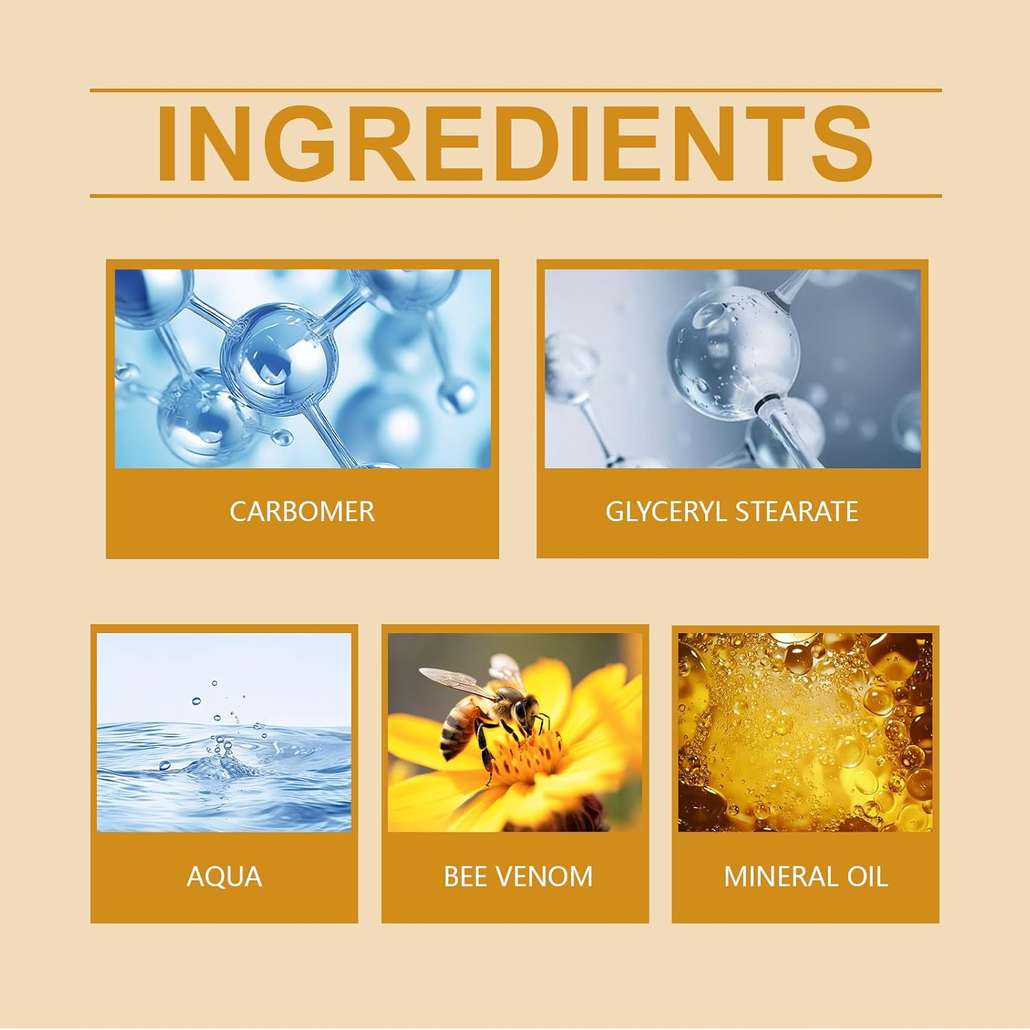 Botox Bee Venom Cream Australia，2Pcs Facial Skin Care Products，Wrinkle Removal & Firming, Moisturizing, Lifting & Recovery for All Skin Types