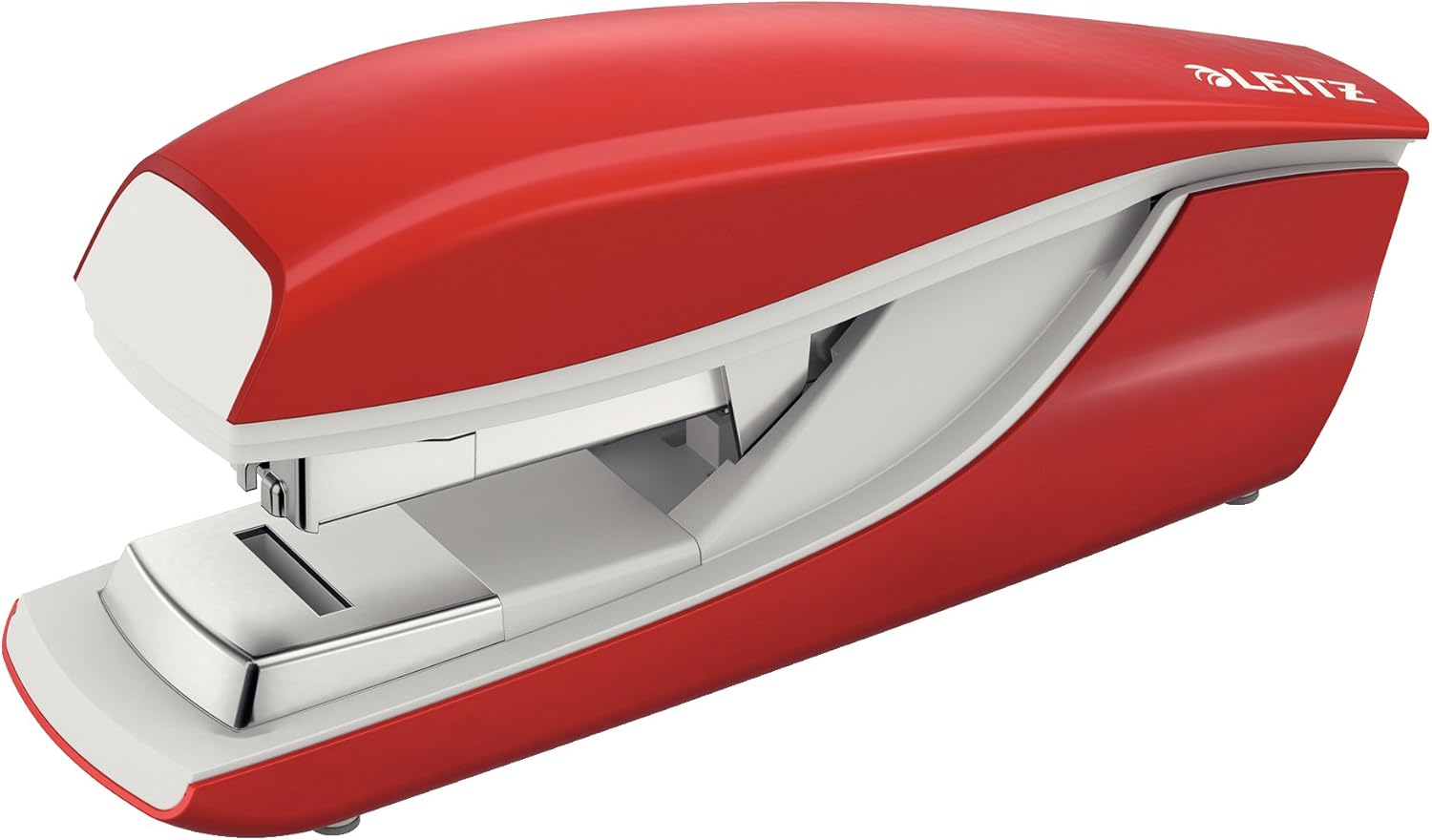 Leitz Nexxt 5523 Strong Metal Flat Clinch Stapler 40 Sheet Capacity for 24/8 and 26/8 Staples - Black