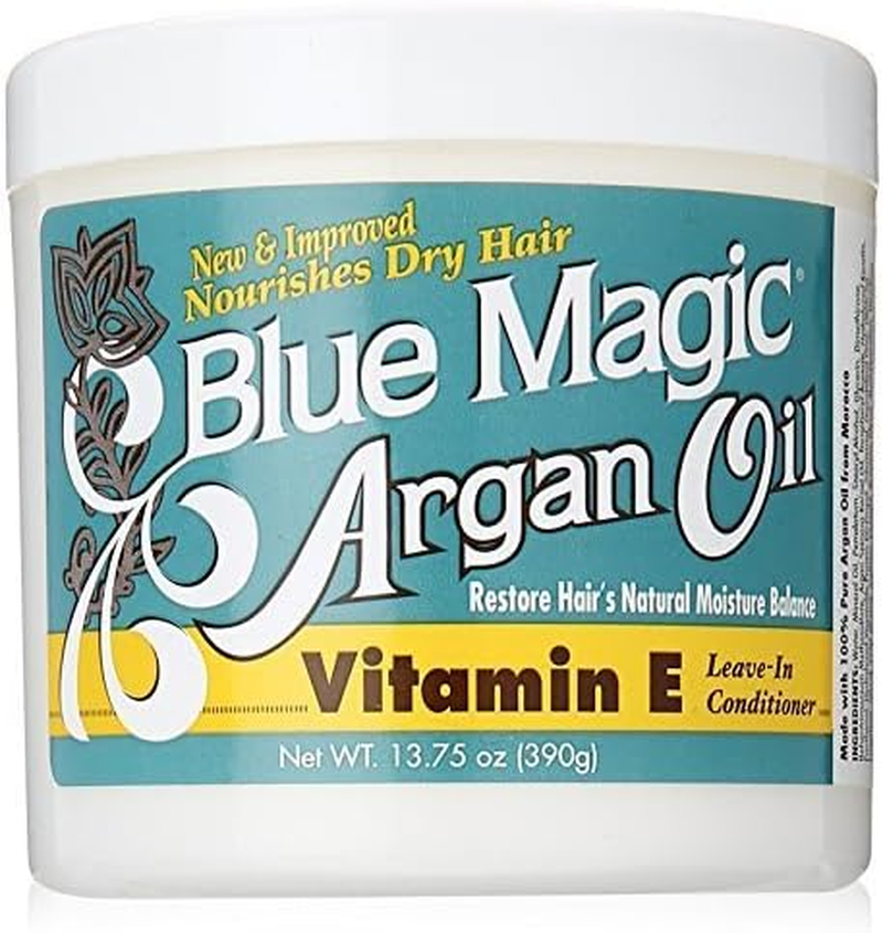 Blue Magic Argan Oil and Vitamin-E Leave-In, 13.75 Ounce