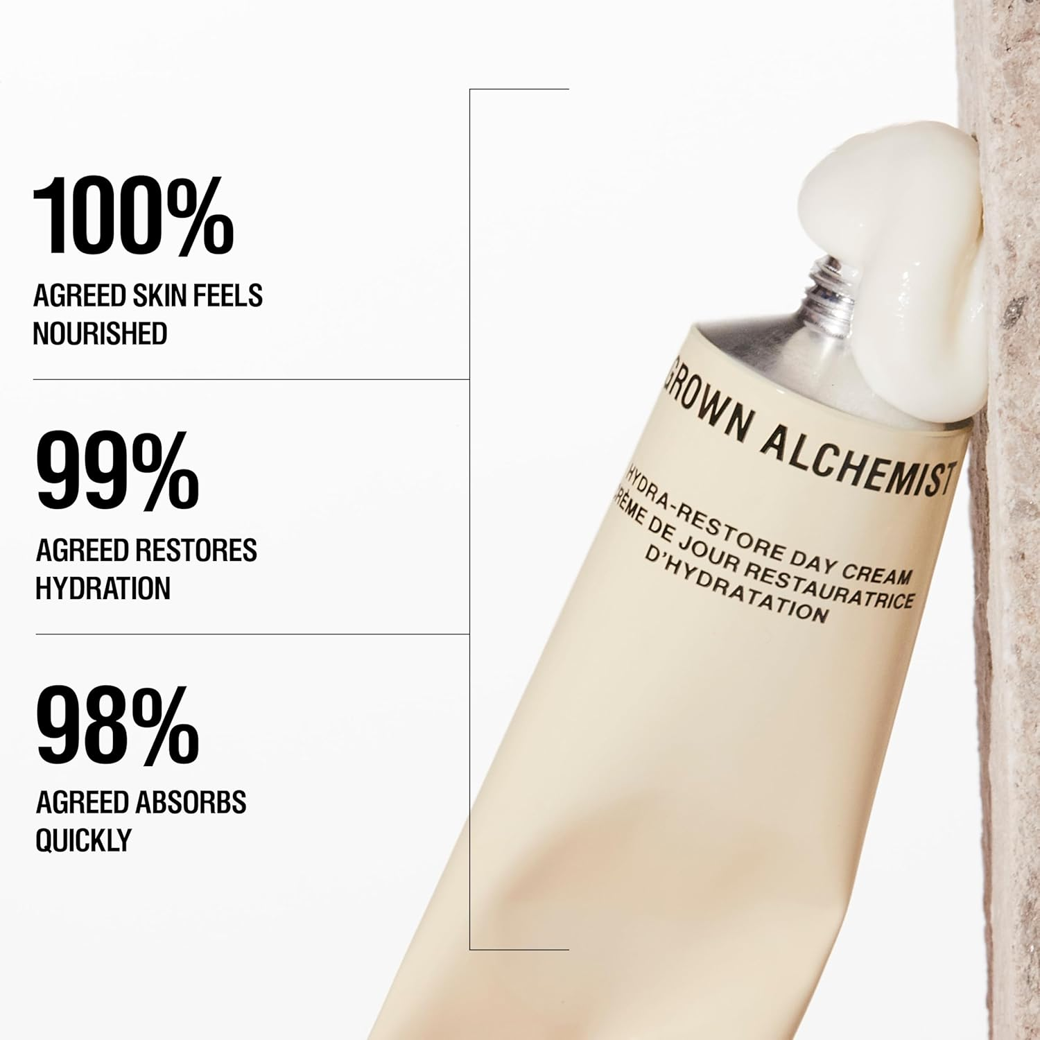 Grown Alchemist On-The-Go Essentials Kit. Restorative Hand Cream (20Ml), Hydra Restore Day Cream (12Ml), Hydra Retore Lip Balm (12Ml) image number 3