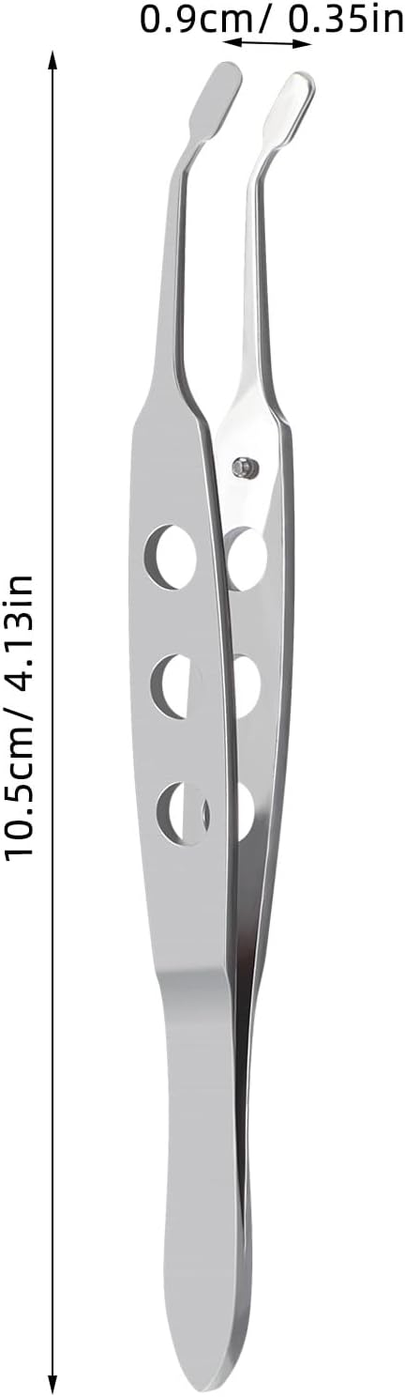 Gatuida Meibomian Gland Expressor Tweezers Stainless Steel Eyelid Massage Forceps Precision Eyelid Compressor Tool with Non-Slip Handle for Mgd Treatment And image number 3