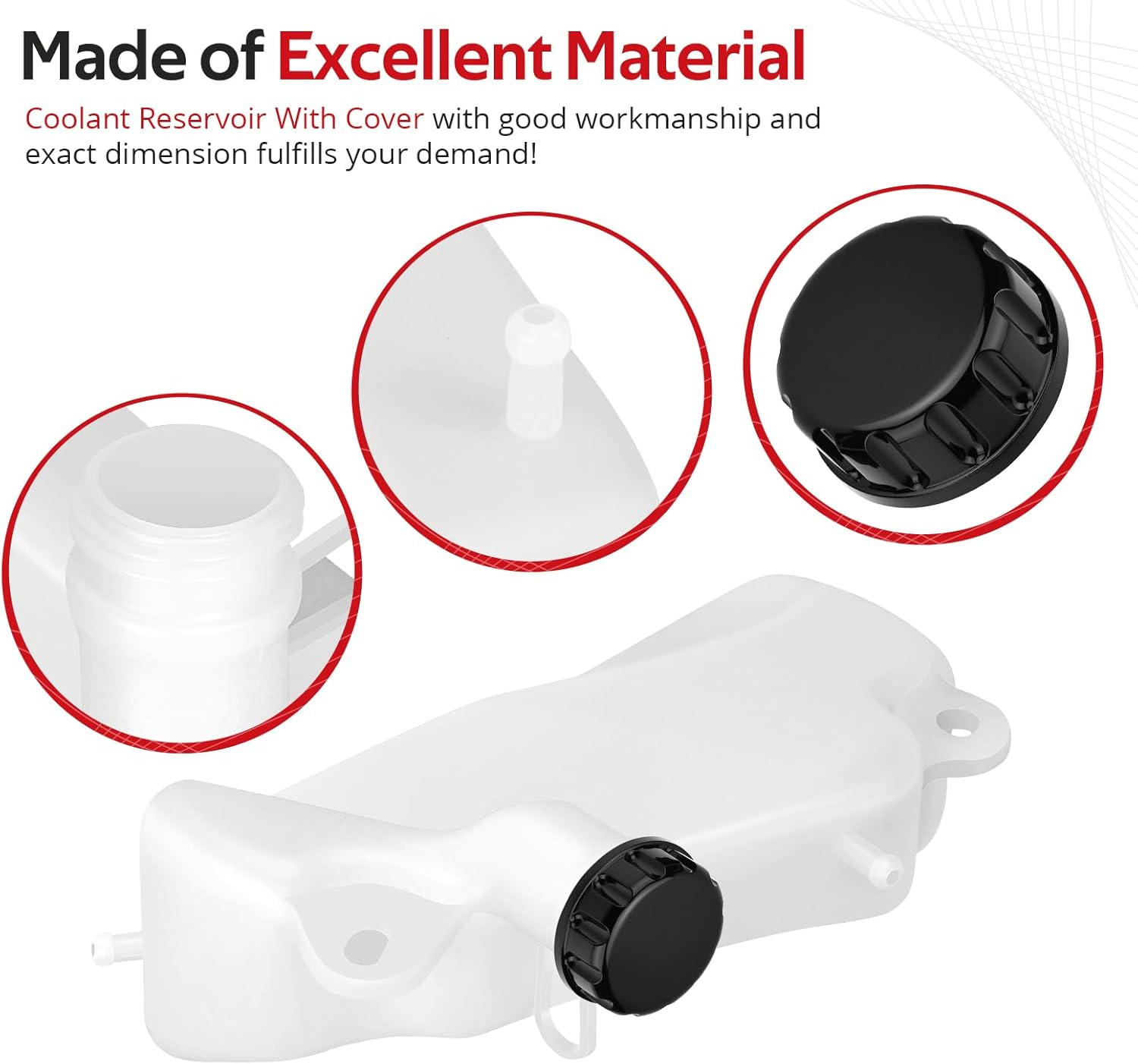 JAVIK Coolant Reservoir Cover for Kawasaki Ninja 250R EX250F 2008-2012 O.E.M# 43078-0042 image number 5