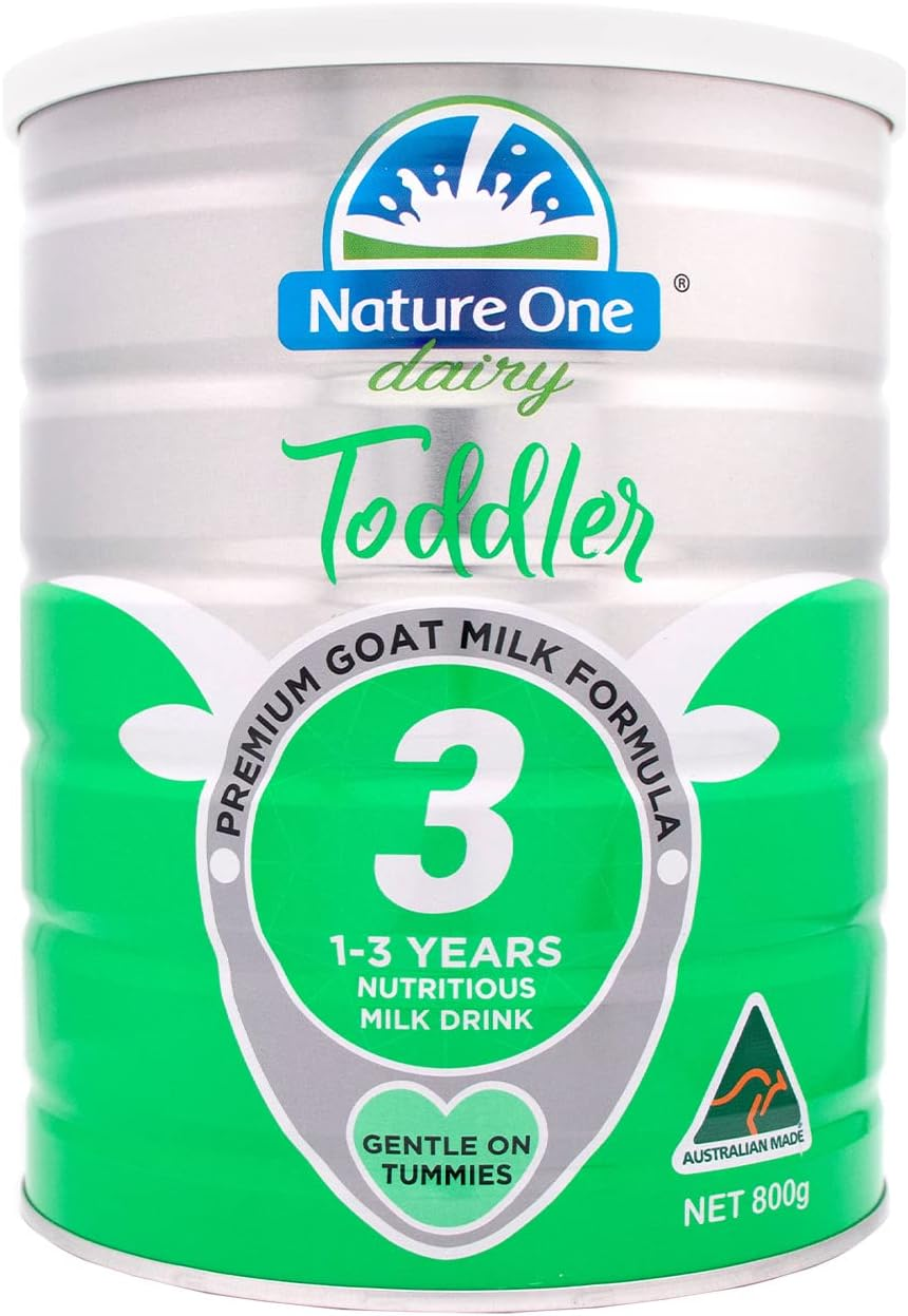 NATURE ONE DAIRY Premium Goat Milk Powder Step 3 (1-3 Years) -Toddler Milk -Gentle on Tummies -Lutein -Supports Immunity -Goat Milk, 800G image number 1