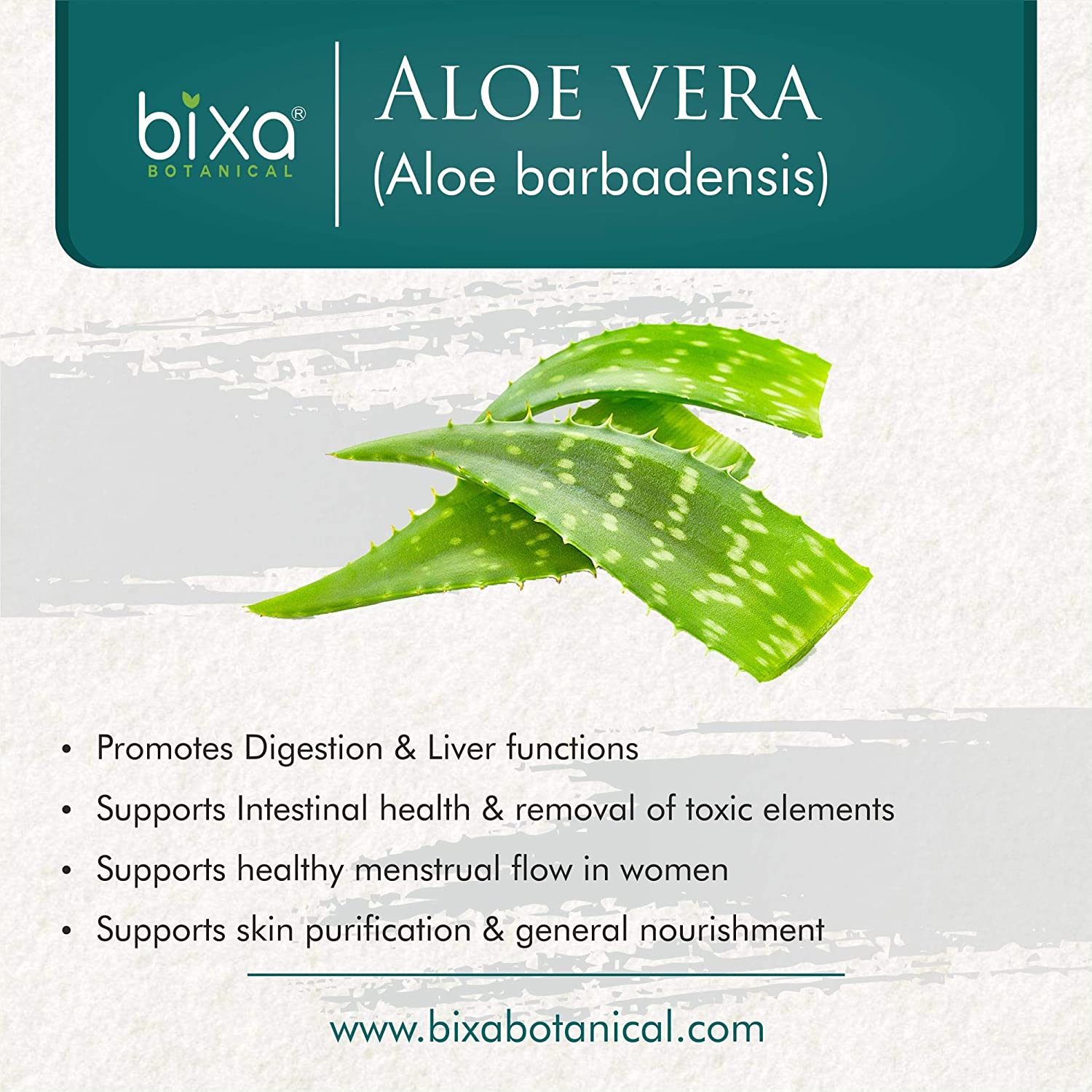 Aloe Vera Leaf Powder (Aloe Barbadensis), Promotes Healthy Digestion System & Liver Functions L Skin Care | Superfood by Bixa Botanical - 7 Oz (200G) image number 3