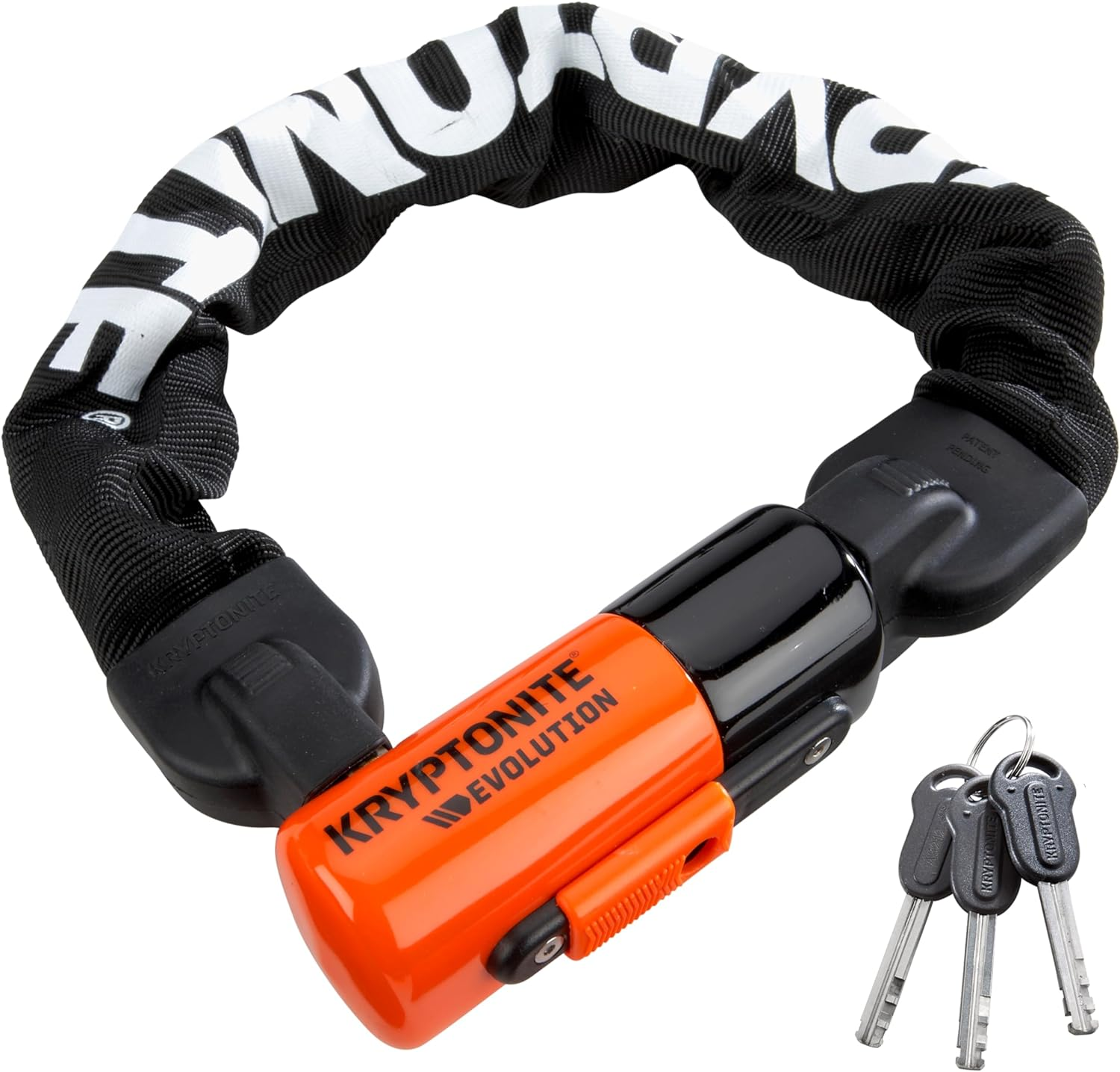 Kryptonite Evolution Mini Integrated 10Mm Chain Bicycle Lock
