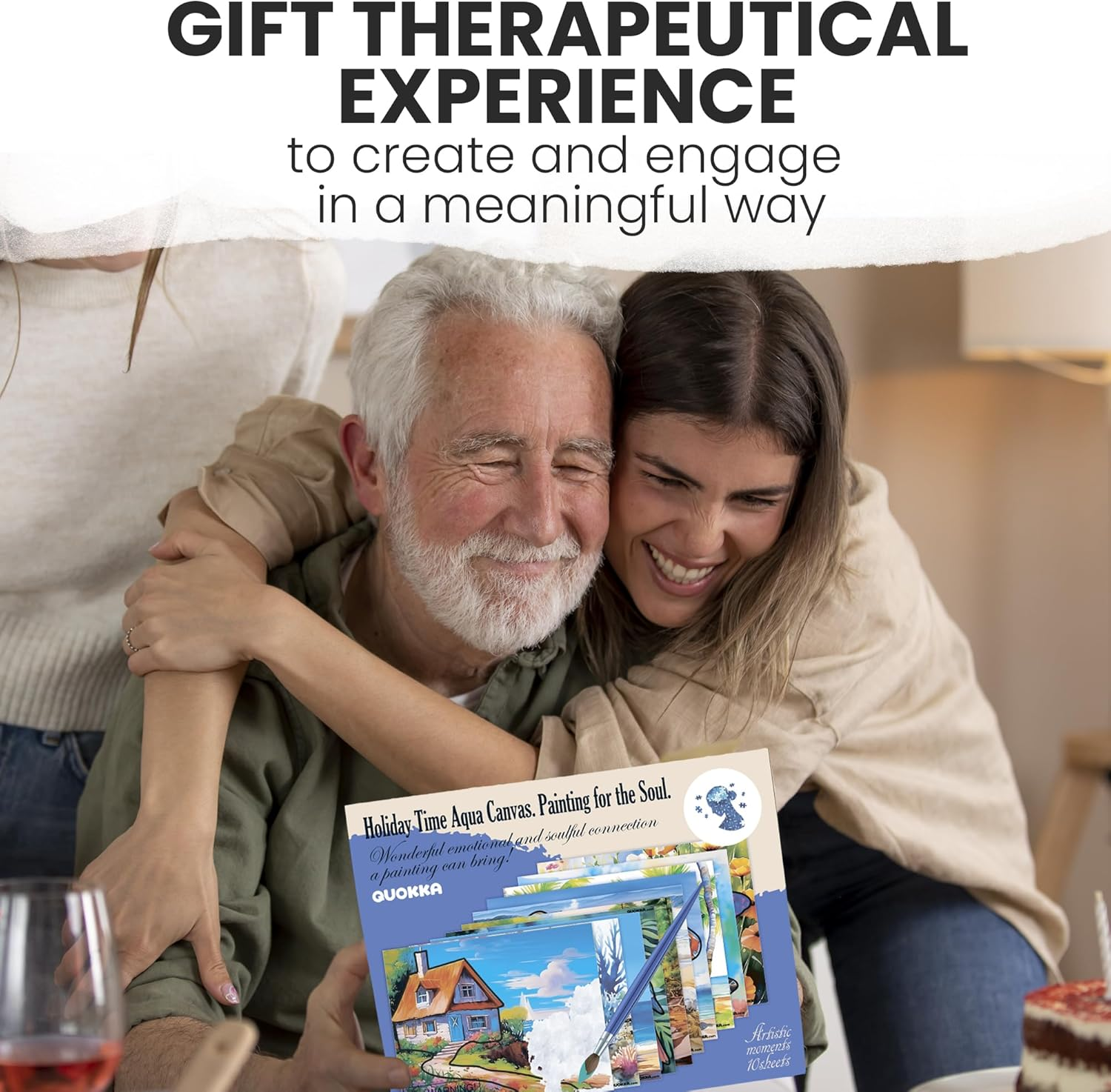 QUOKKA 10PACK Water Painting Dementia Activities for Seniors - Tropics Vacation Memories - Alzheimers Products for Elderly - Activities for People with Dementia - Crafts for Seniors - Songbird Serenity image number 6