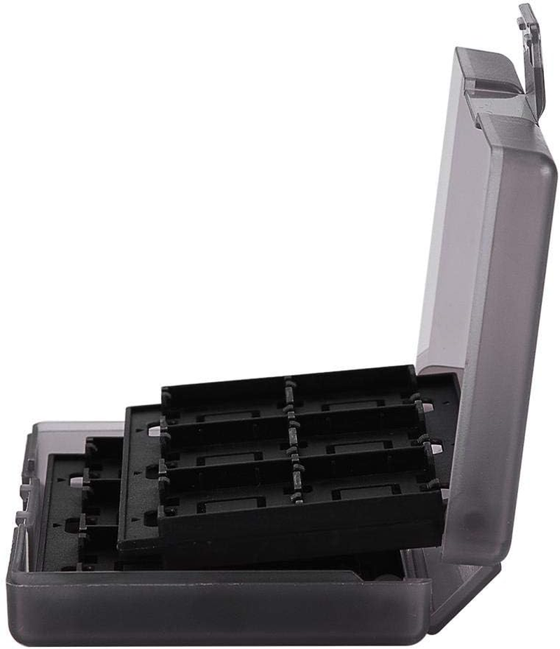 Bewinner 24-In-1 TF Card Storage Box, Playing Card Case for Portable Protective Game Card and TF Card Case Carry Compartment for (Black) image number 6