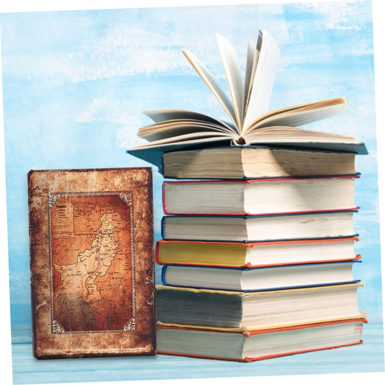 Vintage Book Shape Hidden Storage Jewelry Organizer Book Storage Box for Boys and Girls Toys image number 1