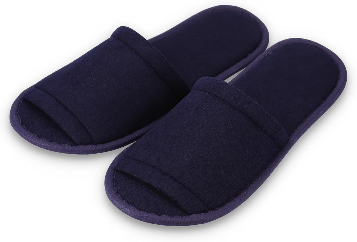 Set of 10 Disposable Slippers Pile Fabric