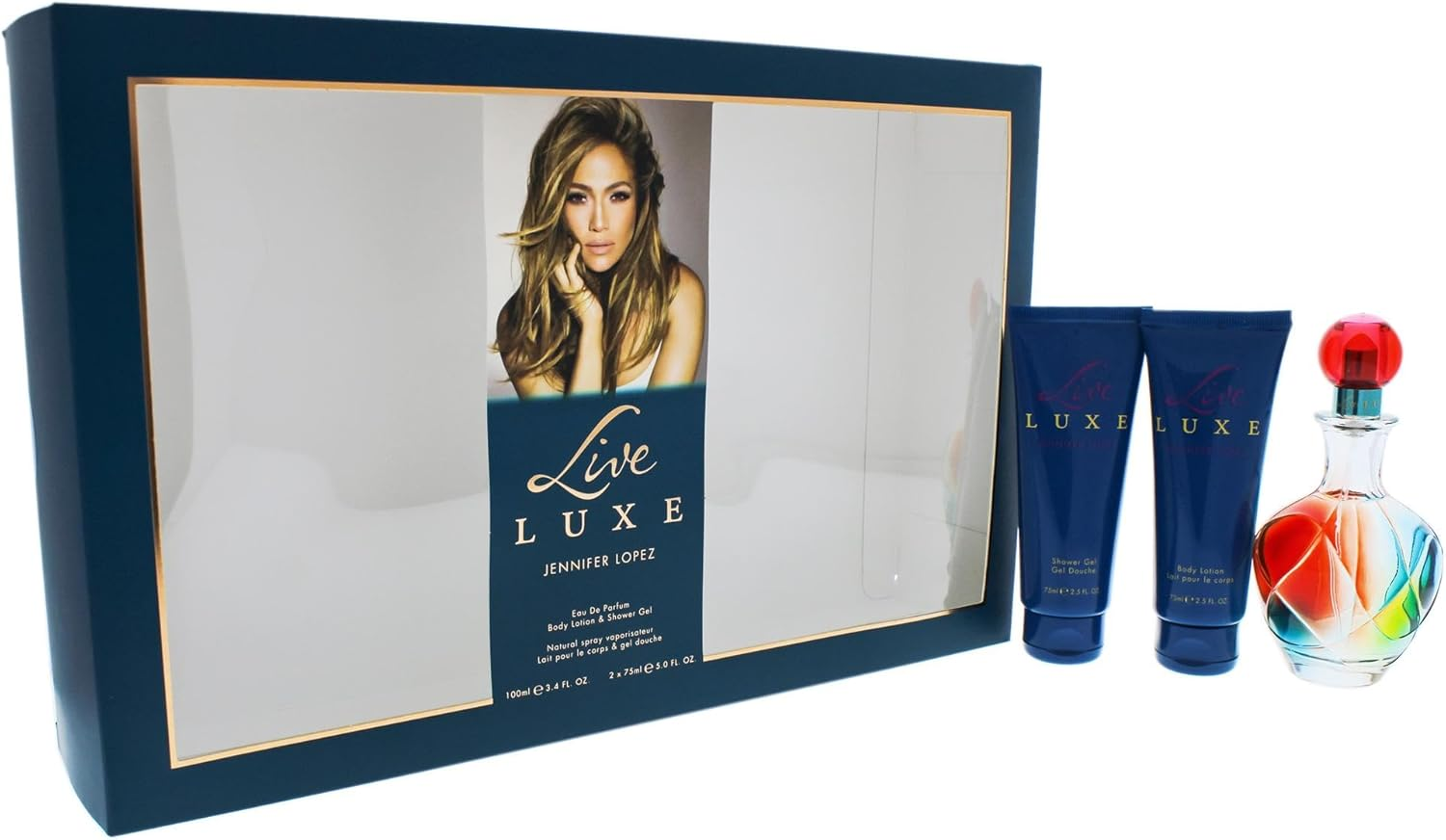 Live Luxe by Jennifer Lopez for Women - 3 Pc Gift Set 3.4Oz EDP Spray, 2.5Oz Shower Gel, 2.5Oz Body Lotion image number 1