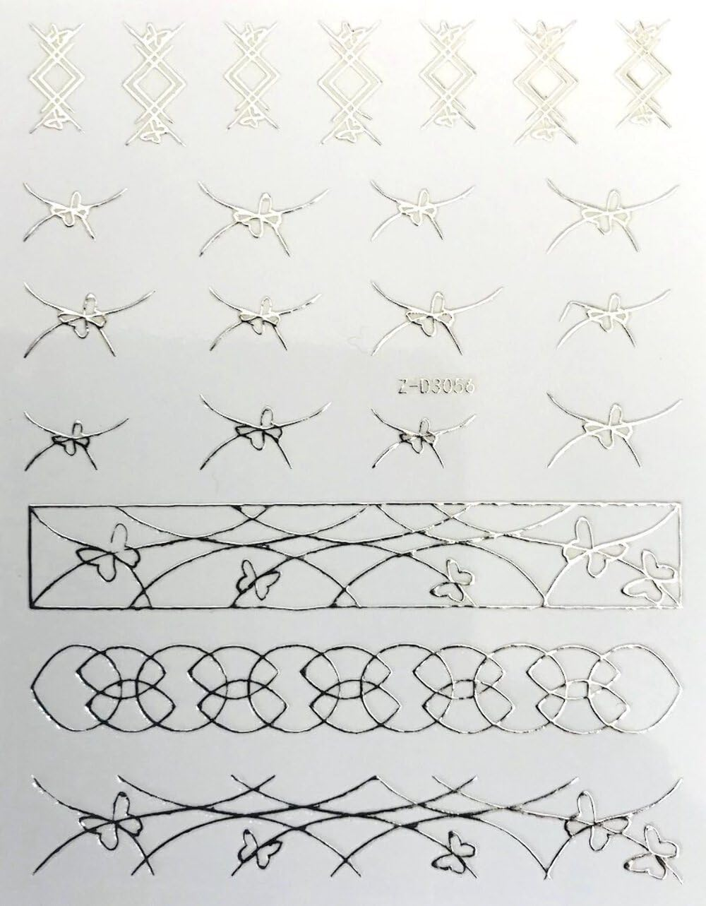 Nail Art Stickers LINES Collection image number 3