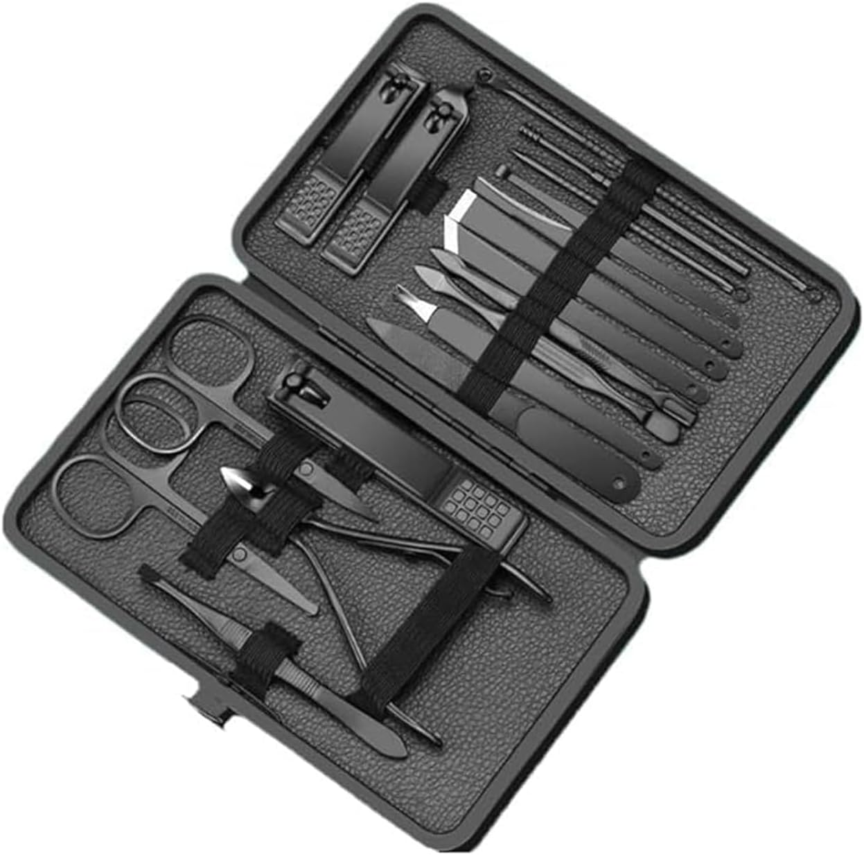 Manicure Kit, Manicure Set, Mens Grooming Kit, Nail Care Set, Manicure Kit for Men and Women, Nail Kit,Grooming Kit,Manicure Set Nail Clippers File,Nail Clipper Set,Gifts for Men(18Pcs)