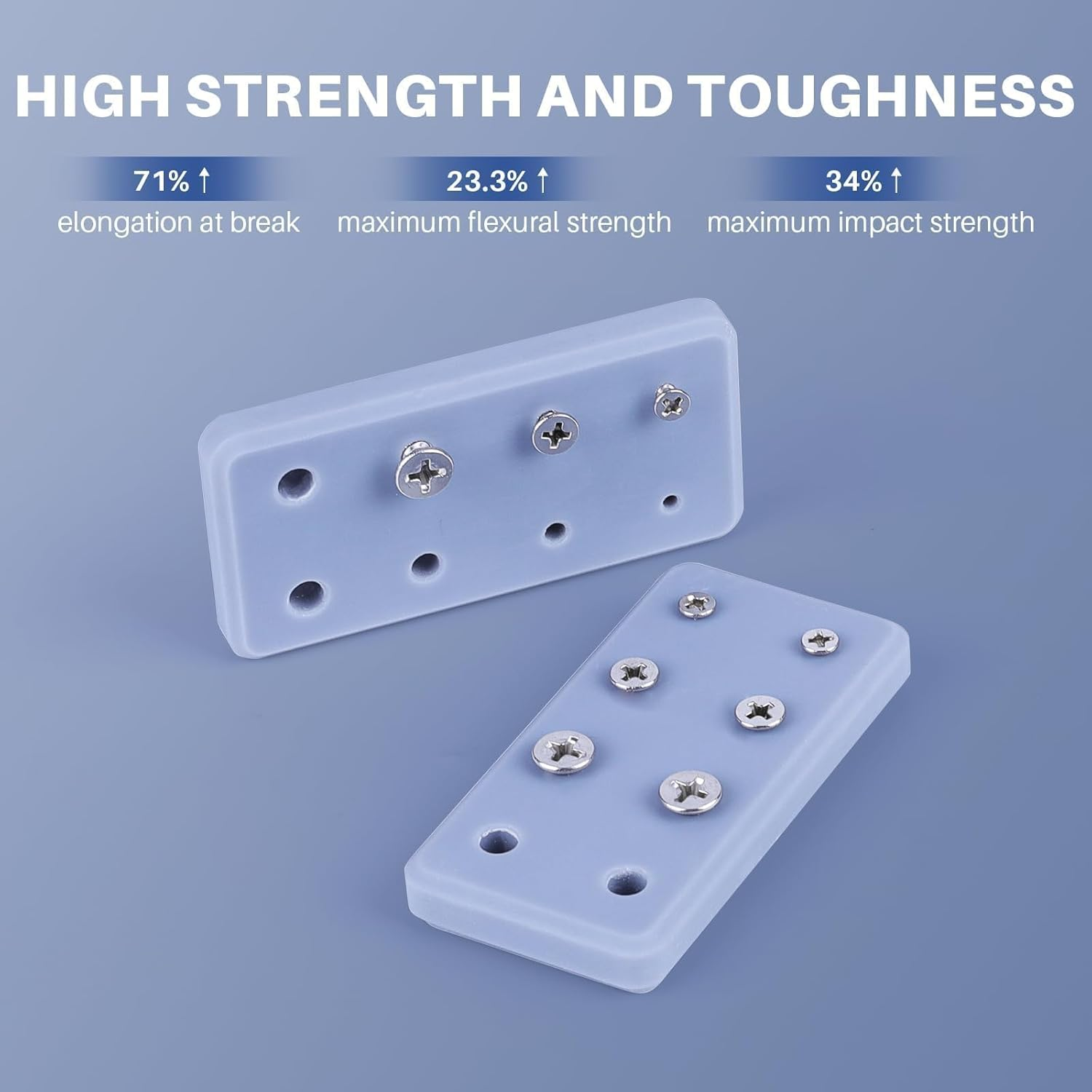 ELEGOO Abs-Like 3D Printer Resin 3.0, 405Nm Uv-Curing Photopolymer Resin for LCD/DLP 3D Printing, with Enhanced Strength and Toughness, High Precision, Low Viscosity, Grey 2000G image number 1