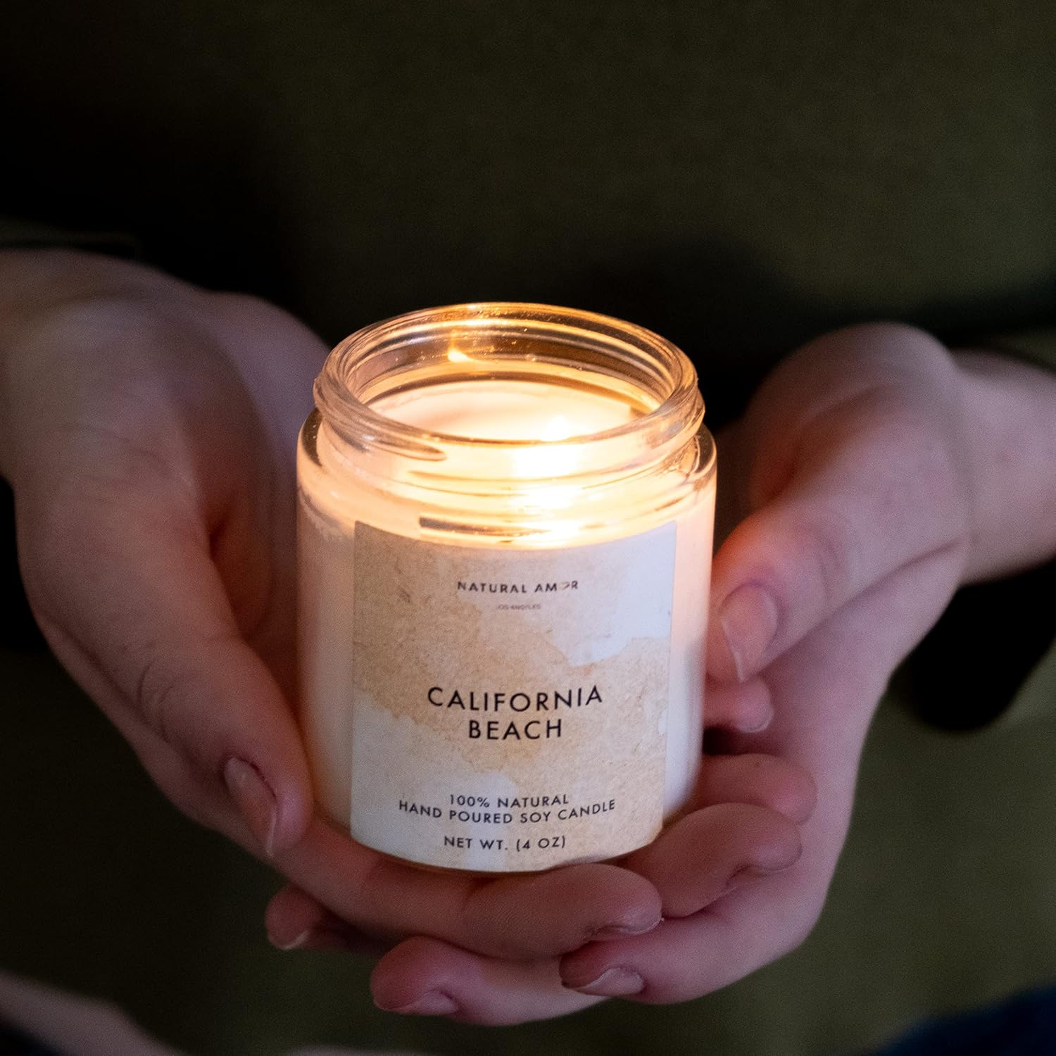 Natural Amor Relaxation Spa Gifts for Women,4Pcs Gift Box Including Candle, Hand Cream, Bath Bomb image number 4