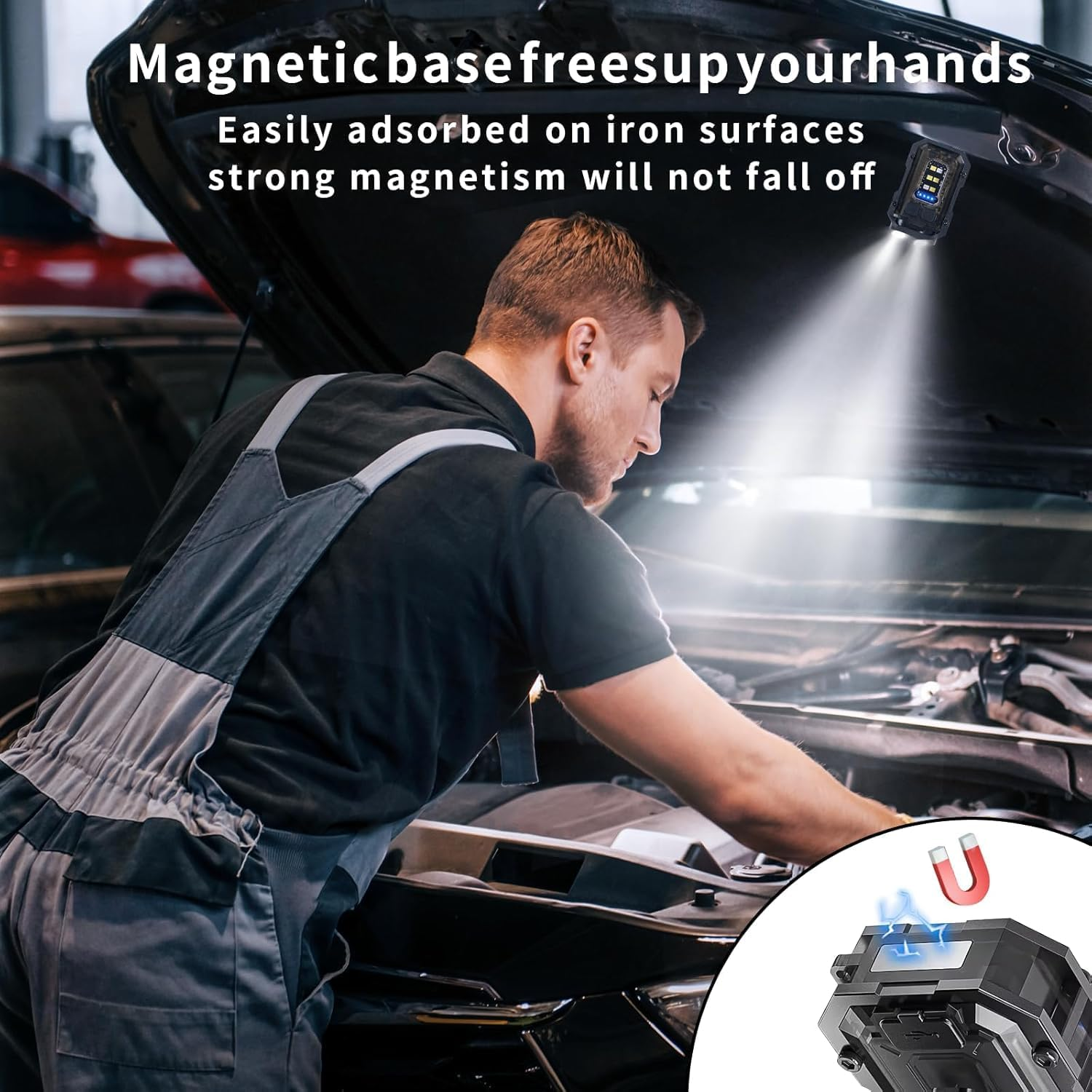 Flashlight, USB Rechargeable Lightweight, LED Keychain Flashlight, Portable Super Bright Light, Water Resistant, Lightweight and Durable, for Emergencies, Camping, Hiking, and Daily Use image number 4