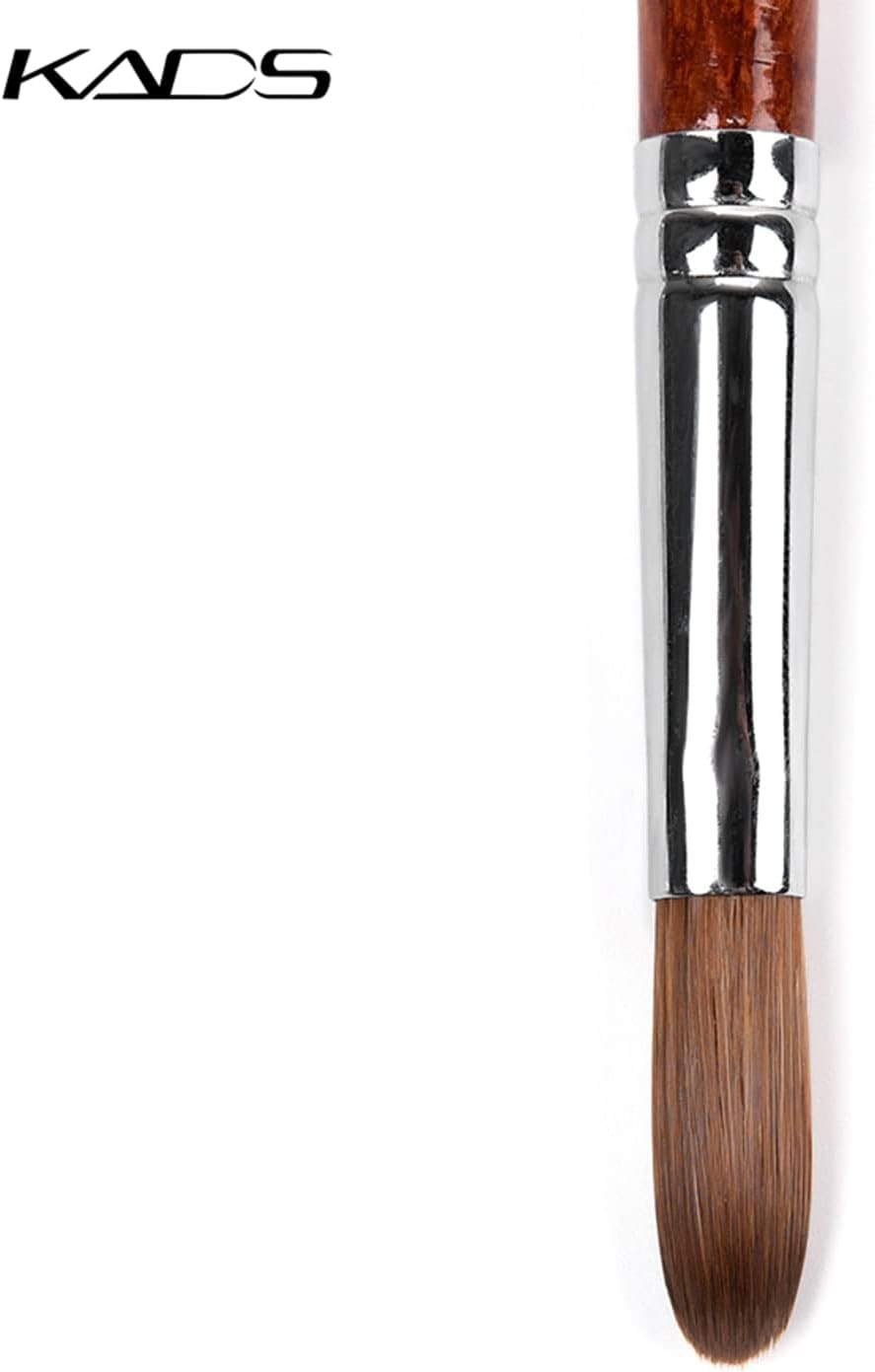 KADS Kolinsky Sable Acrylic Nail Art Brush Red Wood Pen Nail Brush for Nail Art Manicure Tool (18#) image number 5