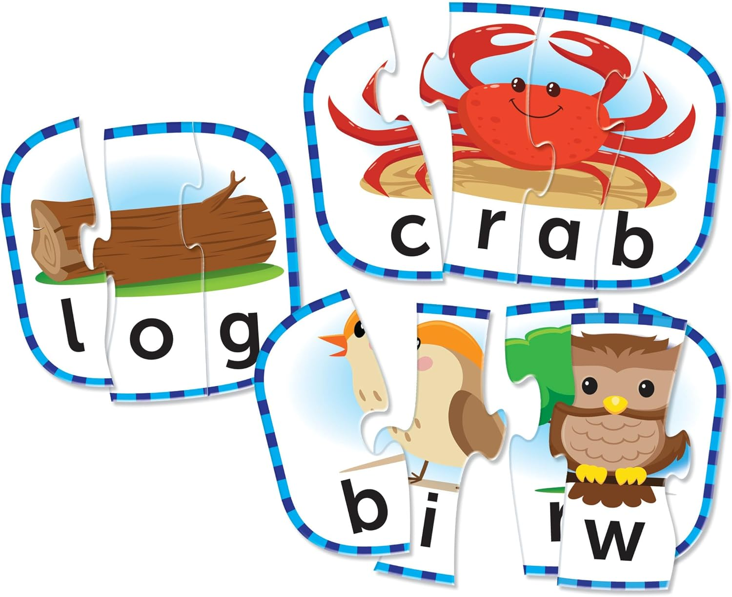 Learning Resources Spelling Puzzle Cards, Kindergarten Readniness, Self Correcting Puzzles, Ages 4+ (Multi) image number 4