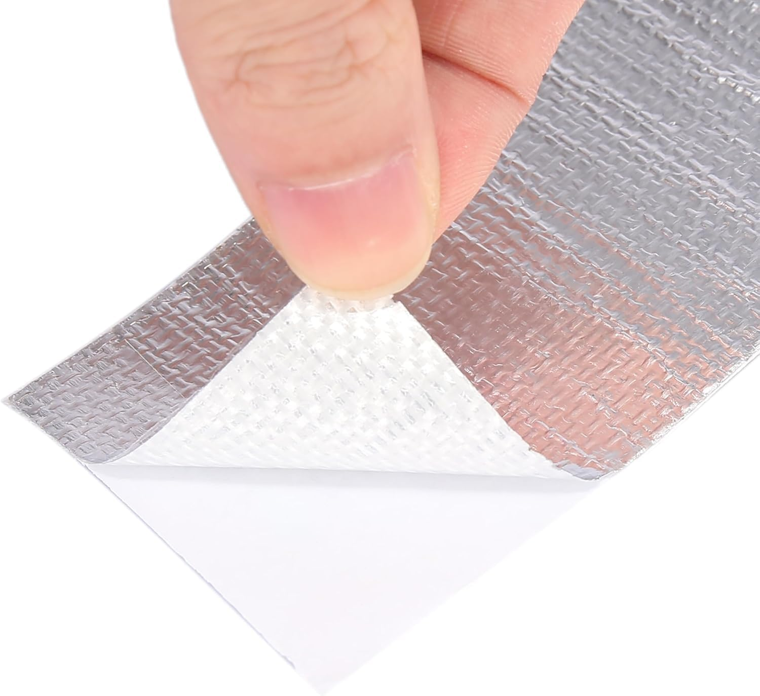 High Temperature Resistant Aluminum Foil Tape, Tin Foil (Silver, 5M*5Cm) image number 3