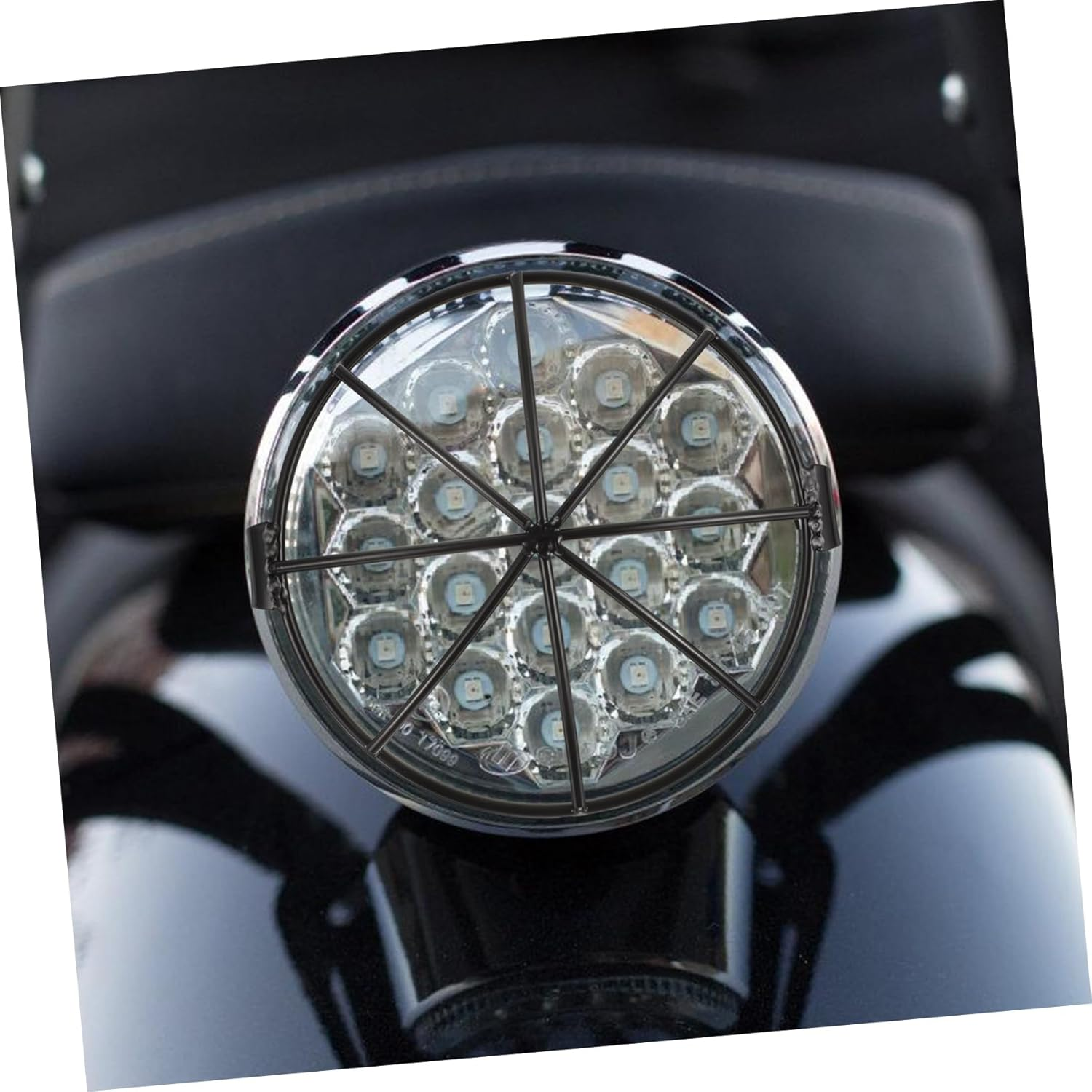 ORFOFE Motorcycle Headlight Cover Replacement Mesh Grill Guard for Motorbike Accessories image number 1