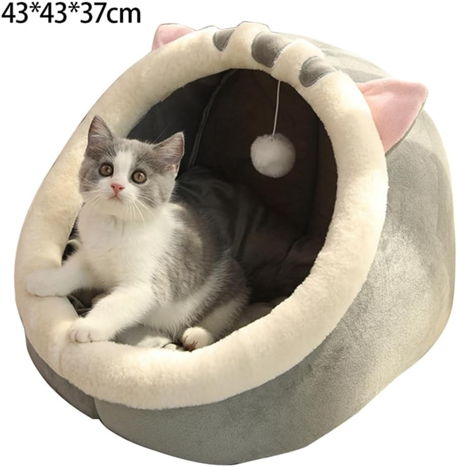 VENEKA 1 PCS Comfortable Cats Lounge Chair Cushion Cats House Tent Very Soft Puppy Cushion Bag Washable Cats Bed image number 1