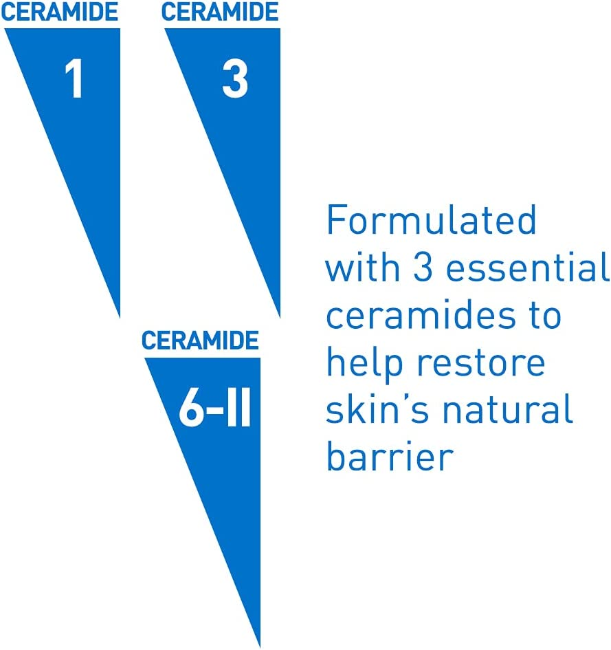 Cerave Hydrating Cleanser Bar | Soap-Free Body and Facial Cleanser with 5% Moisturizing Cream | Fragrance-Free |3-Pack, 4.5 Ounce Each image number 1