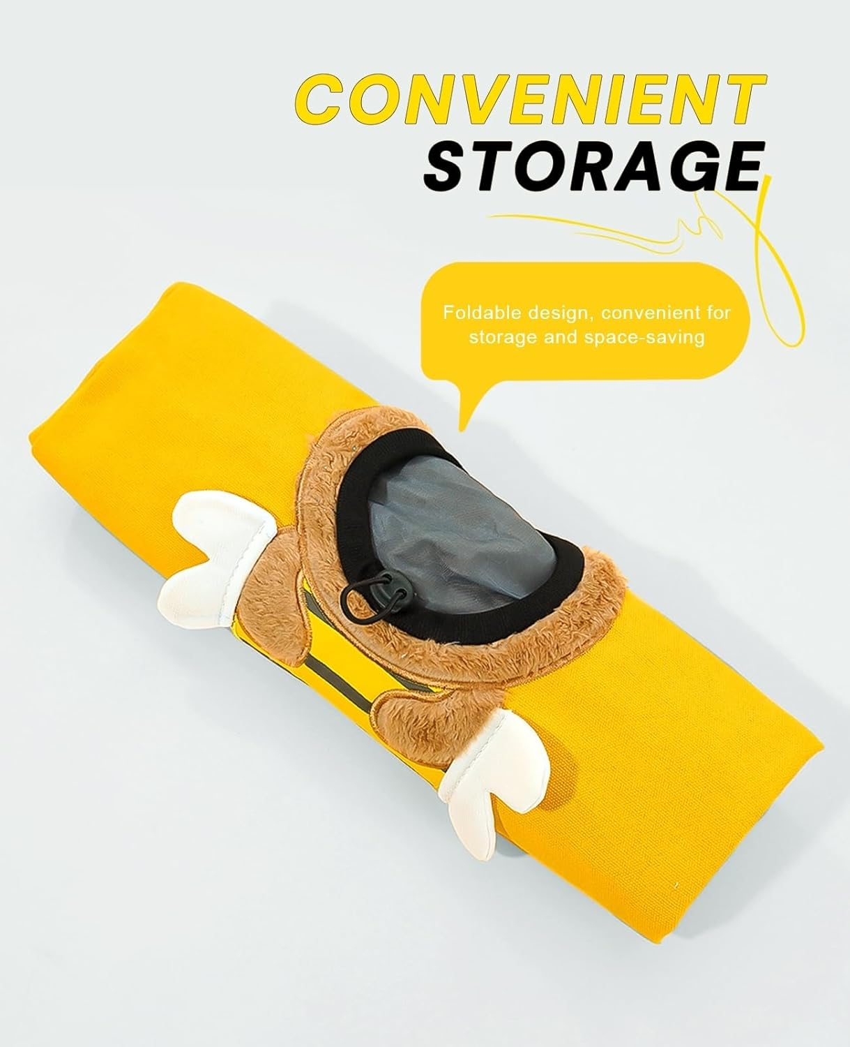 Pet Carrier with Peek-A-Boo Window 3-Way Safety System Travel-Ready Foldable Lightweight Canvas (Bunny/Blue, XL) image number 3