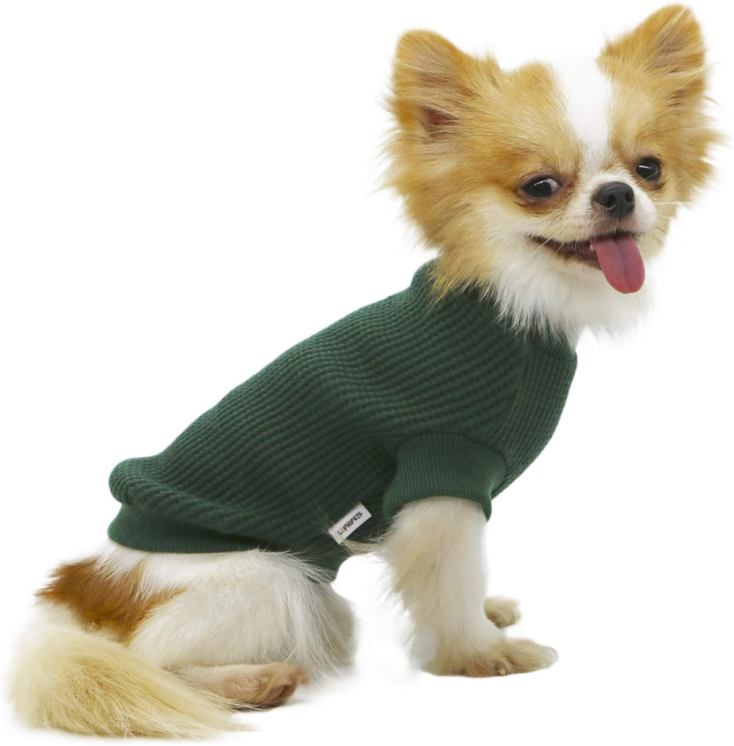 LOPHIPETS Lightweight Dog Sweaters for Puppy Small Dogs Puppy Chihuahua Yorkie Clothes-Atrovirens/Xxs