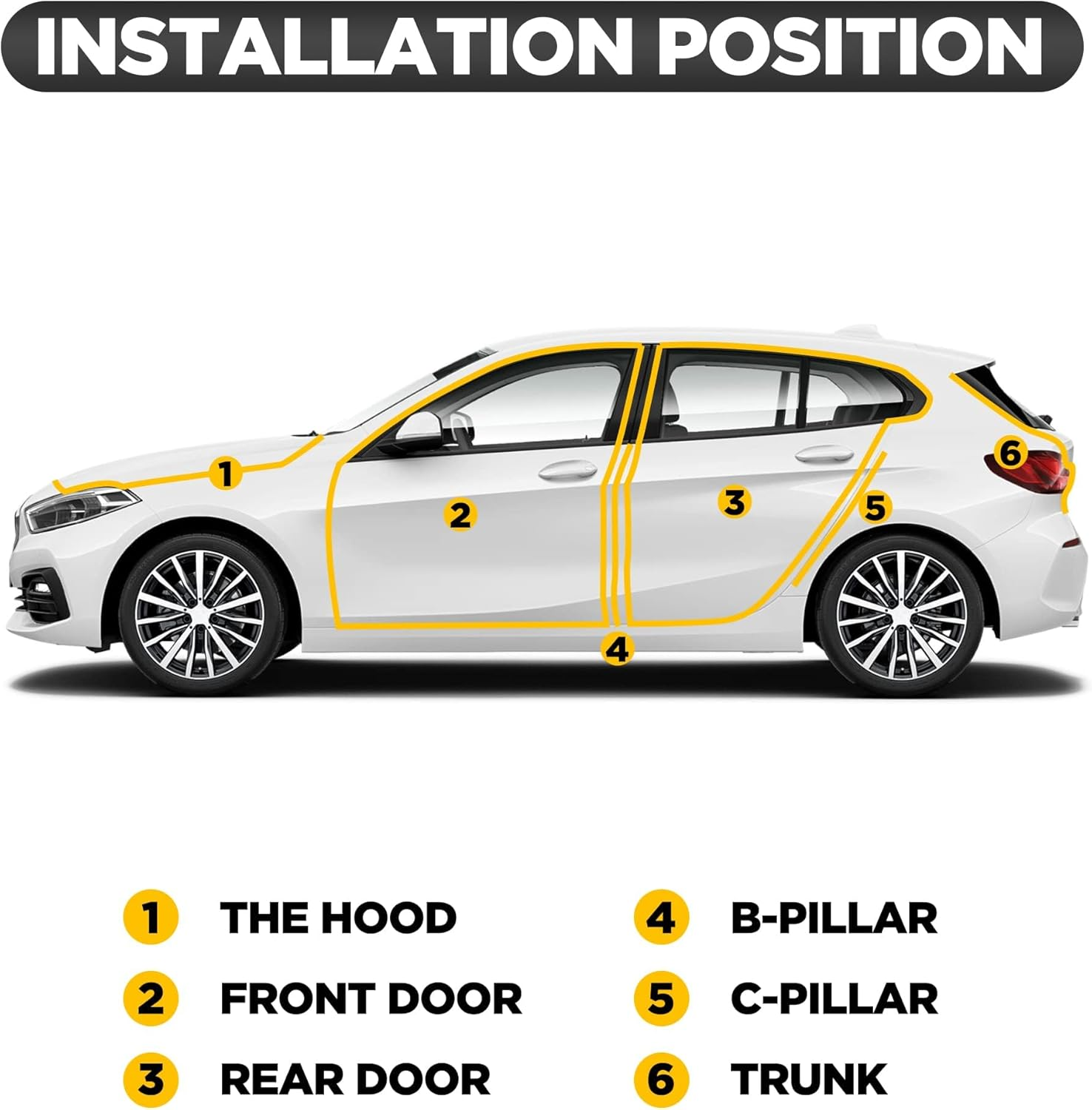 Z-Shape Automotive Weather Seal, 13Ft Car Windshield & Door Seal, Self-Adhesive Seal Strip
