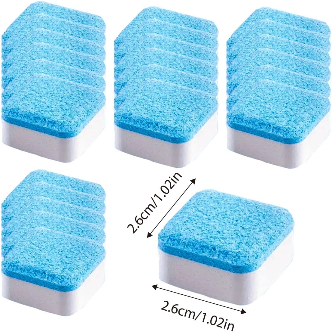 AIMALL Washing Machine Cleaner Effervescent Tablets, 1.02 Inch Automatic Sink Sanitizer, Deep Cleaning and Stain Removal, for Front and Top Loading Washing Machines image number 4