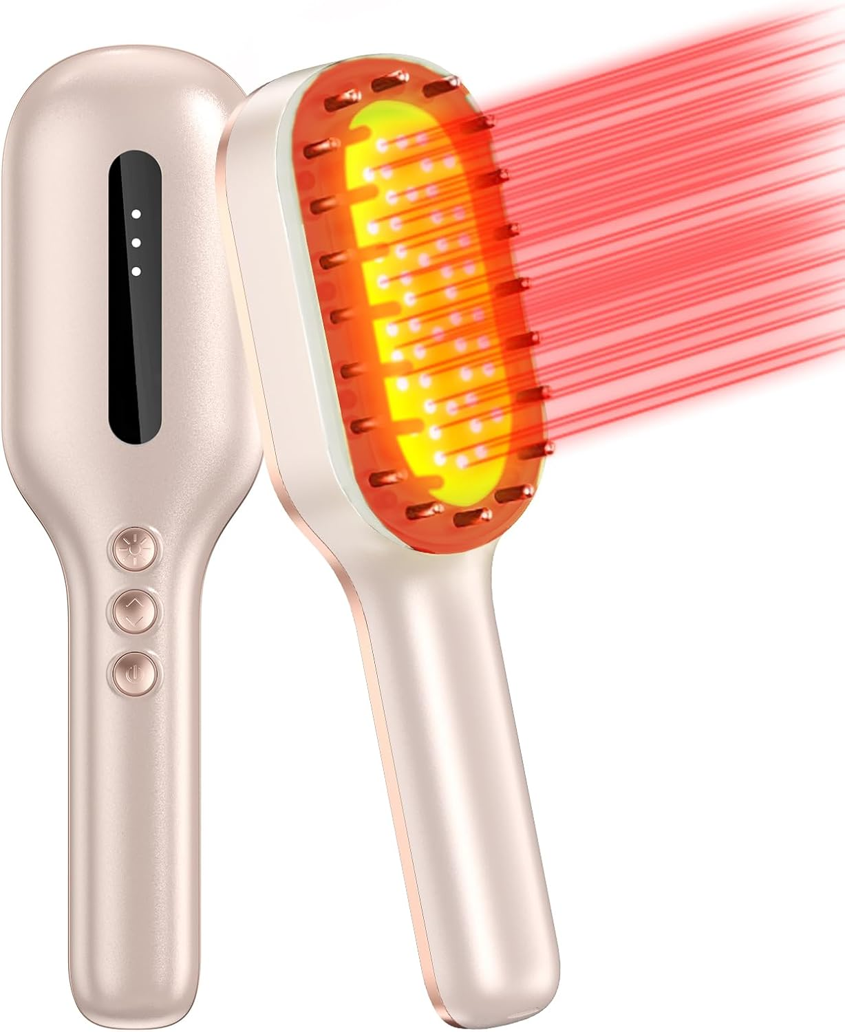 Laser Therapy Hair Growth Comb,Fda Cleared Laser Hair Growth Device Red Light Electric Scalp Massager, Promote Hair Growth in Women and Men(Pink) image number 6