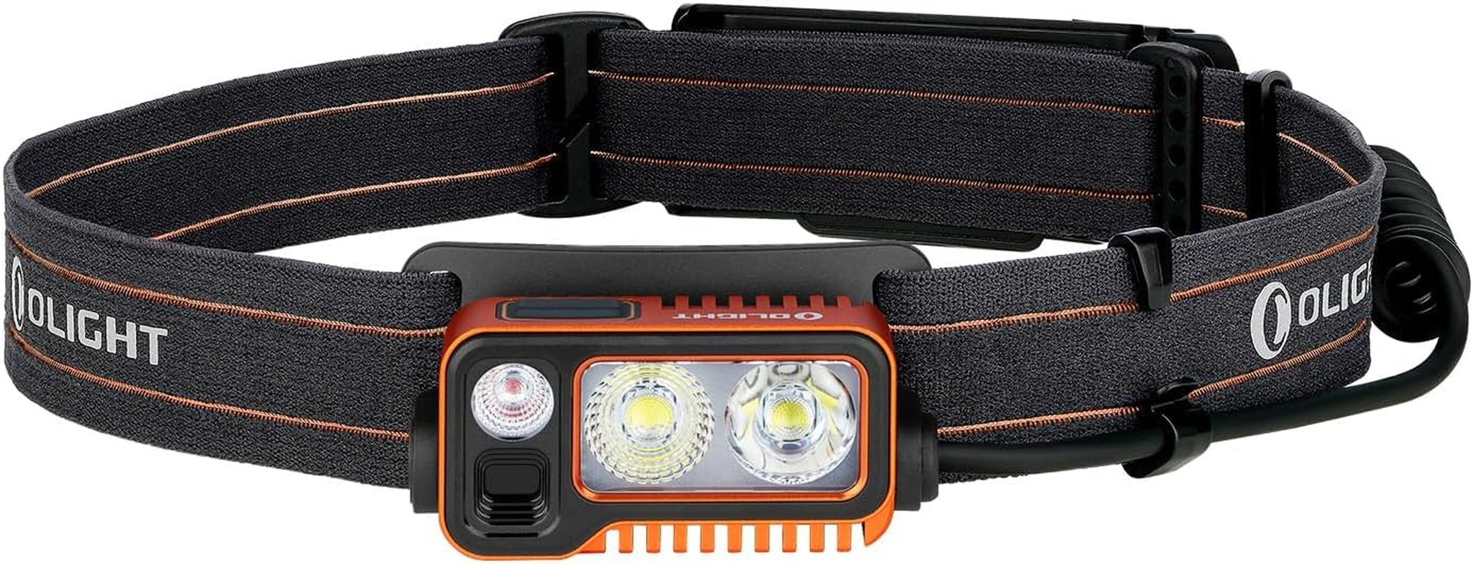 Olight Array 2 Pro LED High Performance Headlamp Rechargeable Max 1500 Lumens Smart Motion Sensor Function Headlight IPX4 Waterproof (Orange) image number 4