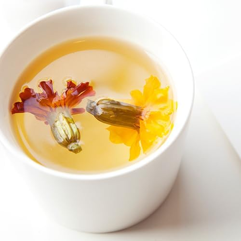 KKOKDAM Flower Tea Set Sampler - Loose Leaf Tea Set for Mothers Day Tea Set, Fancy Tea Variety Pack, Blooming Tea Flowers, Korean Tea Sets, Unique Tea Gifts, Loose Leaf Teas - 8 Count image number 2