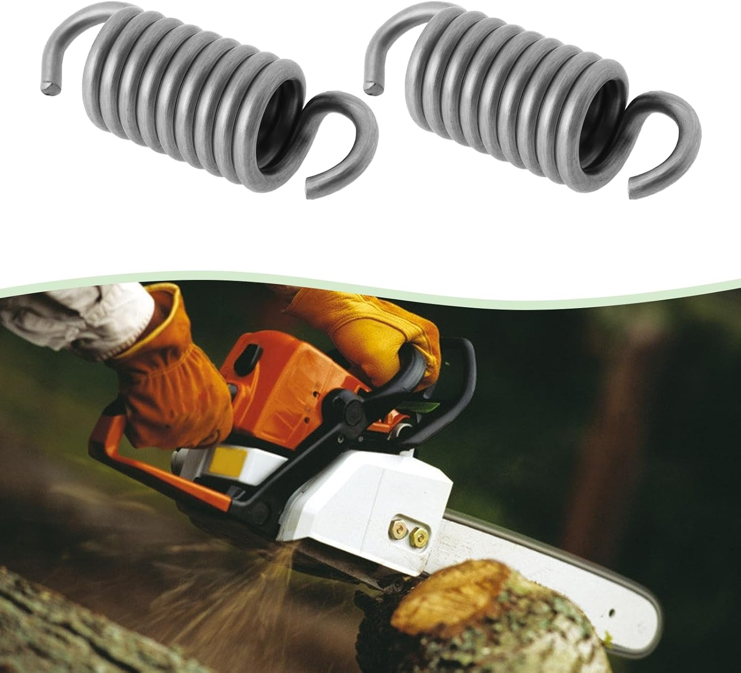 YINETTECH 3Pcs Clutch Springs Compatible with STIHL Chainsaw MS193T MS194T MS201T OEM Replacement Part 0000 997 5605 Chainsaw Maintenance Accessories image number 5