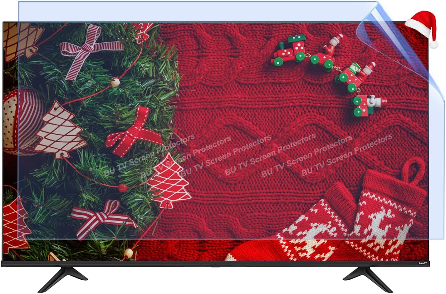 BU TV Screen Protectors Anti-Glare Filter Screen Protector for TV 32-75 Inch - anti Blue Light anti -Scratch Protector Film for LCD, LED, 4K OLED & QLED HDTV,75" 1645 * 930 image number 6
