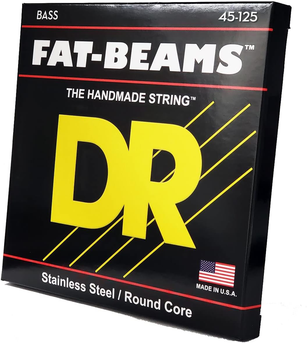 DR Strings FAT-BEAM&trade; - Stainless Steel Bass Strings: 5-String Medium 45-125 image number 3