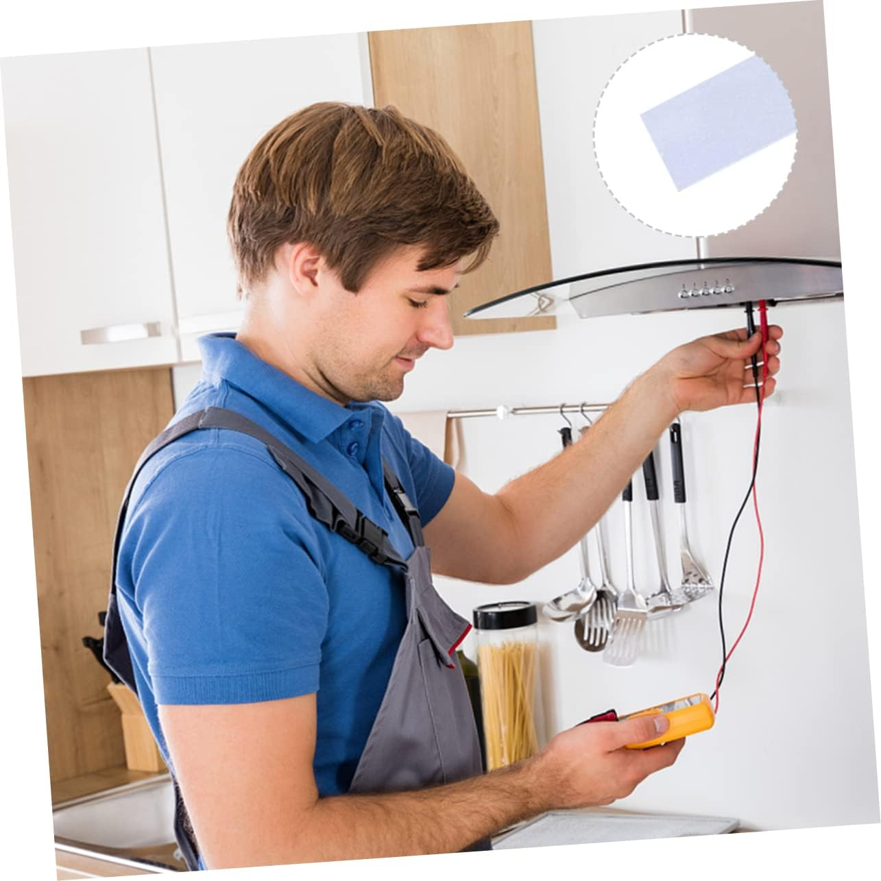 Abaodam 12Pcs Reflective Sticker Strips for Photo Tachometers High Reflectivity Adhesive Tape for Speedometer and Tachometer Compatible with Optical Measurement Devices