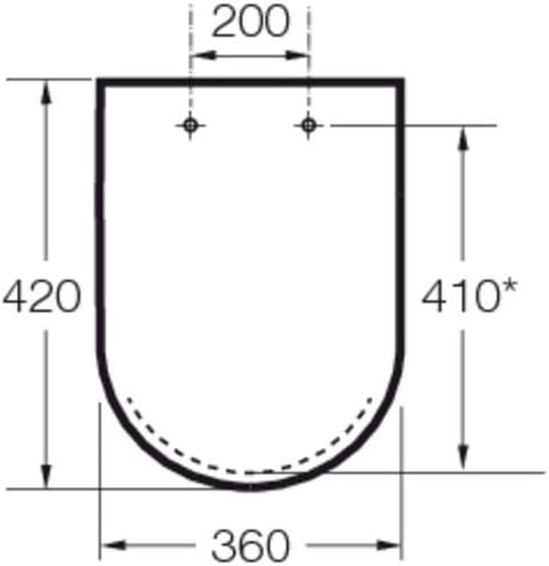 Roca, Hall, Lid and Seat for Compact Toilet with Cushioned Fall, A801622004 image number 1