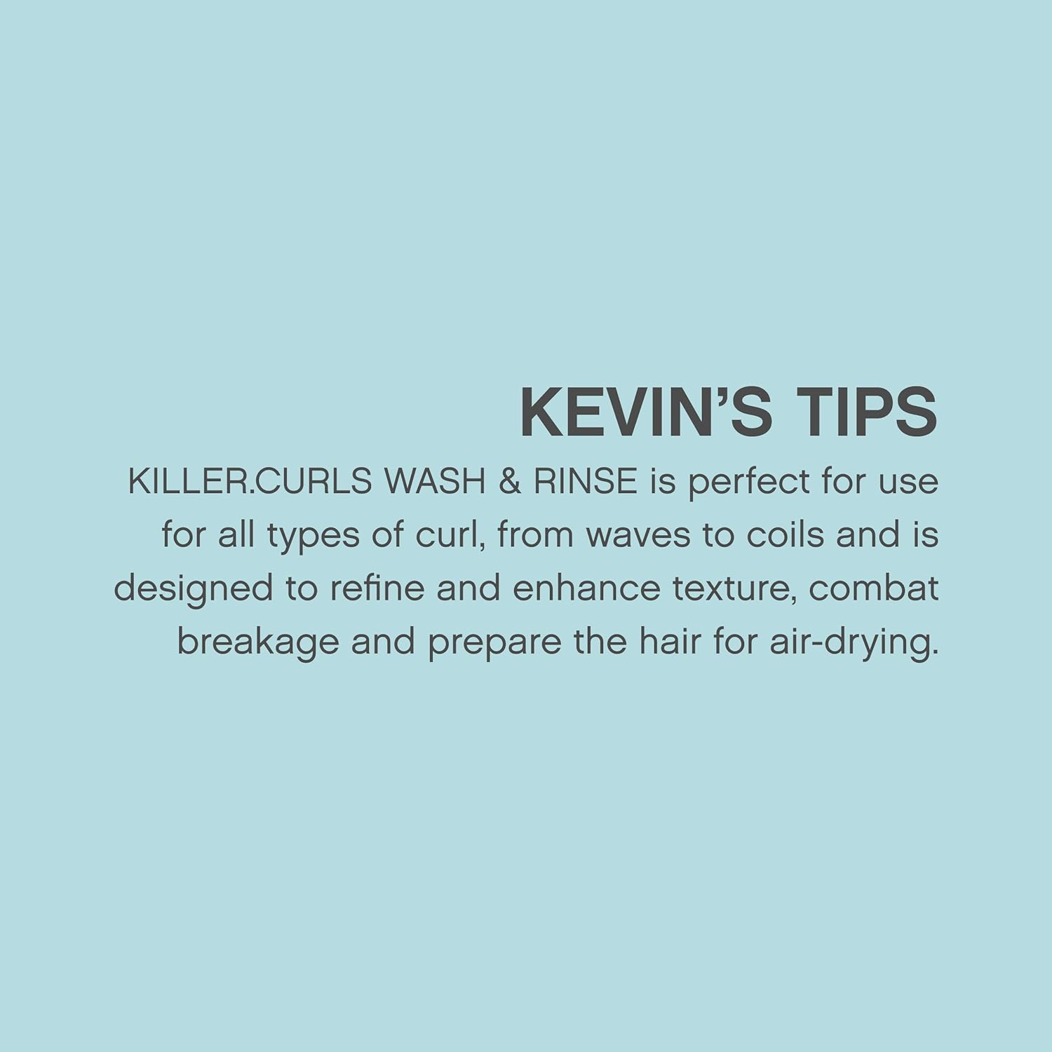 KEVIN.MURPHY KILLER.CURLS WASH Curly Hair Shampoo - for Curly & Permed Hair/Frizz & Dryness - Curl Defining, Moisturising, Sulphate Free Formula with Oat Milk & Soybean Oil - 250 Ml image number 2