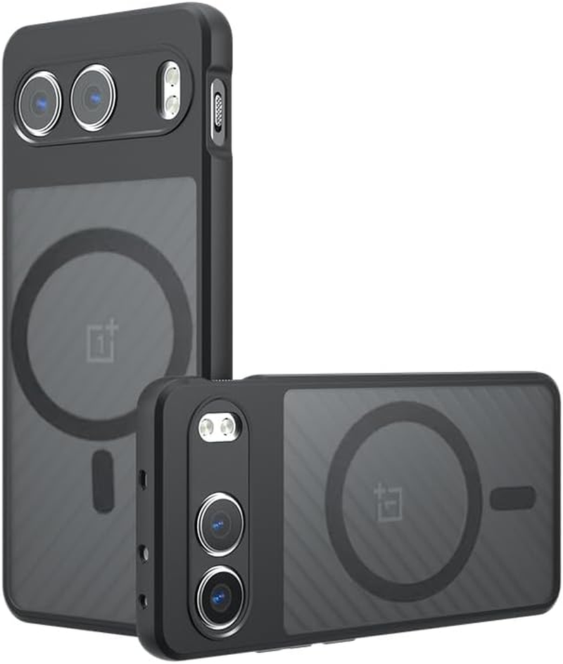 JNERBUYI Case for Oneplus Nord 4 5G, Magnetic Phone Case, Supports Car Mount and Wireless Charging, Anti-Fingerprint Matte Case