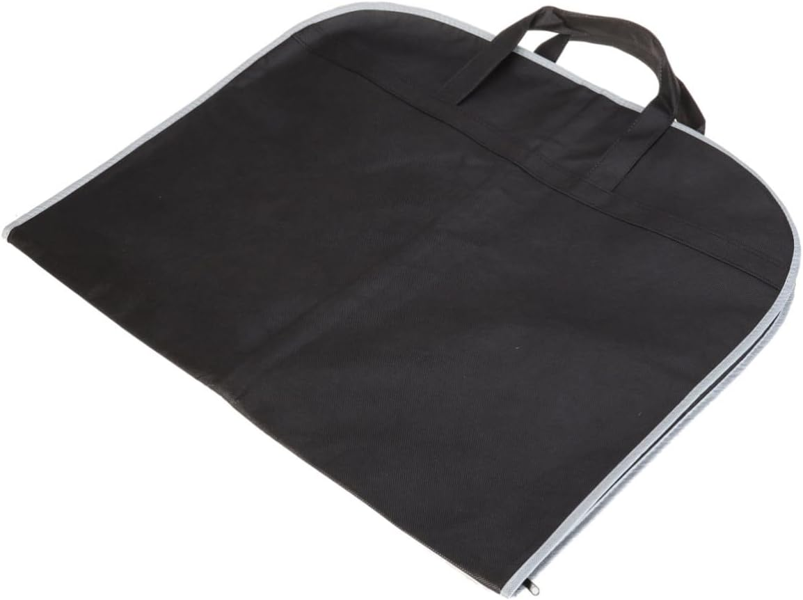ABOOFAN 3Pcs Travel Suit Garment Bag Storage Covers Black Non-Woven Handles and Zippered Pouch image number 3