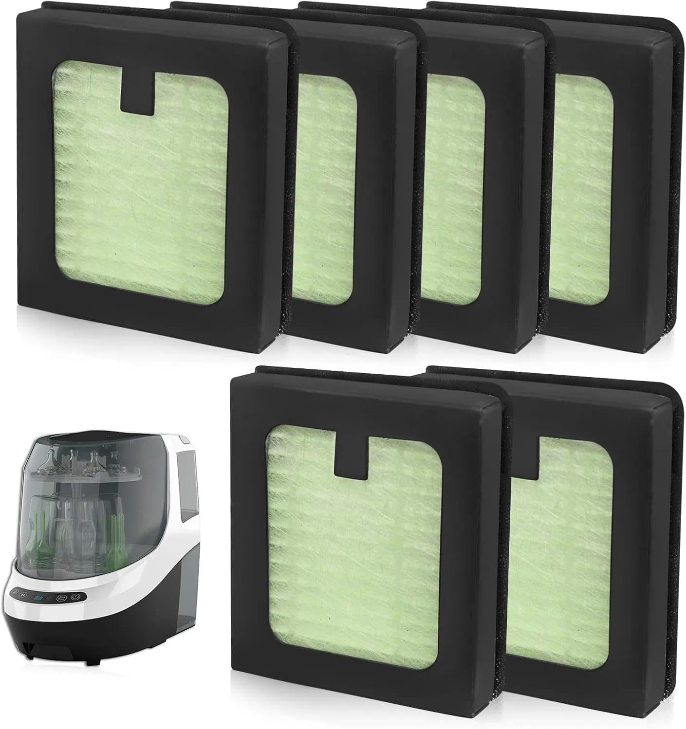 CRFY 6Pack HEPA Filter Replacement Compatible with Bottle Dryer Advanced and Bottle Washer Pro image number 4