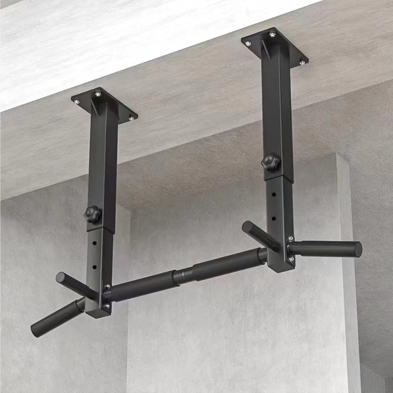Cometofit Ceiling Mount Pull-Up Bars (Black2) image number 1
