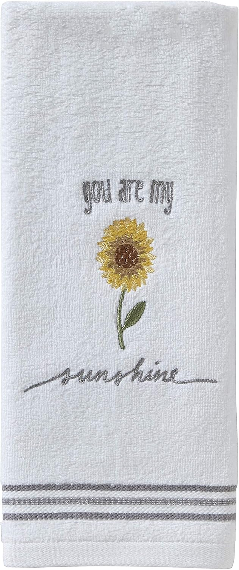 SKL Home by Saturday Knight Ltd. Sunshine Hand Towel (2-Pack), White image number 5