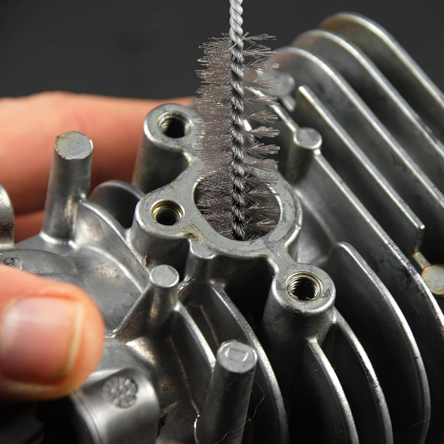 Premium 4-Pack Milk Frother Hose & Pipe Cleaner Brushes,7.87" Flexible Nylon Bristles,Ideal for Coffee Machines,Baby Bottles,Straws,Glass Pipes & More,Durable & Easy to Use image number 3