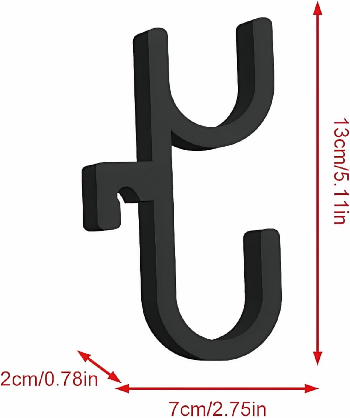 Two Car Umbrella Hook Installation Brackets, Car Seat Back Storage Hooks, Organizer Hangers, Truck Control Consoles, Wheelchair Rear Seats, Baby Strollers, and the Trunks of Sedans and Suvs image number 2